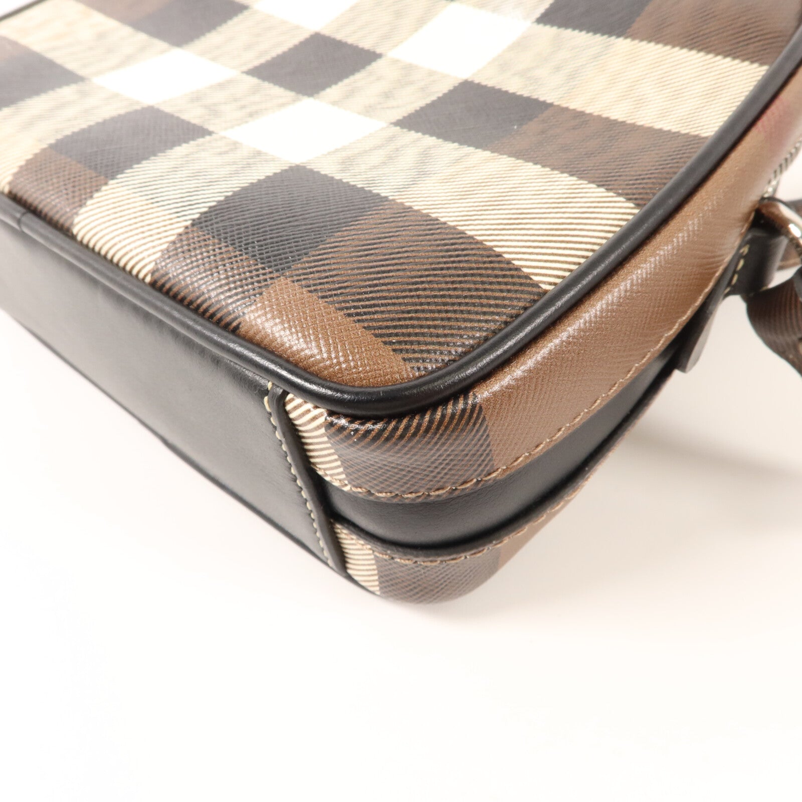 BURBERRY 塗層帆布Shoulder Bag肩背袋