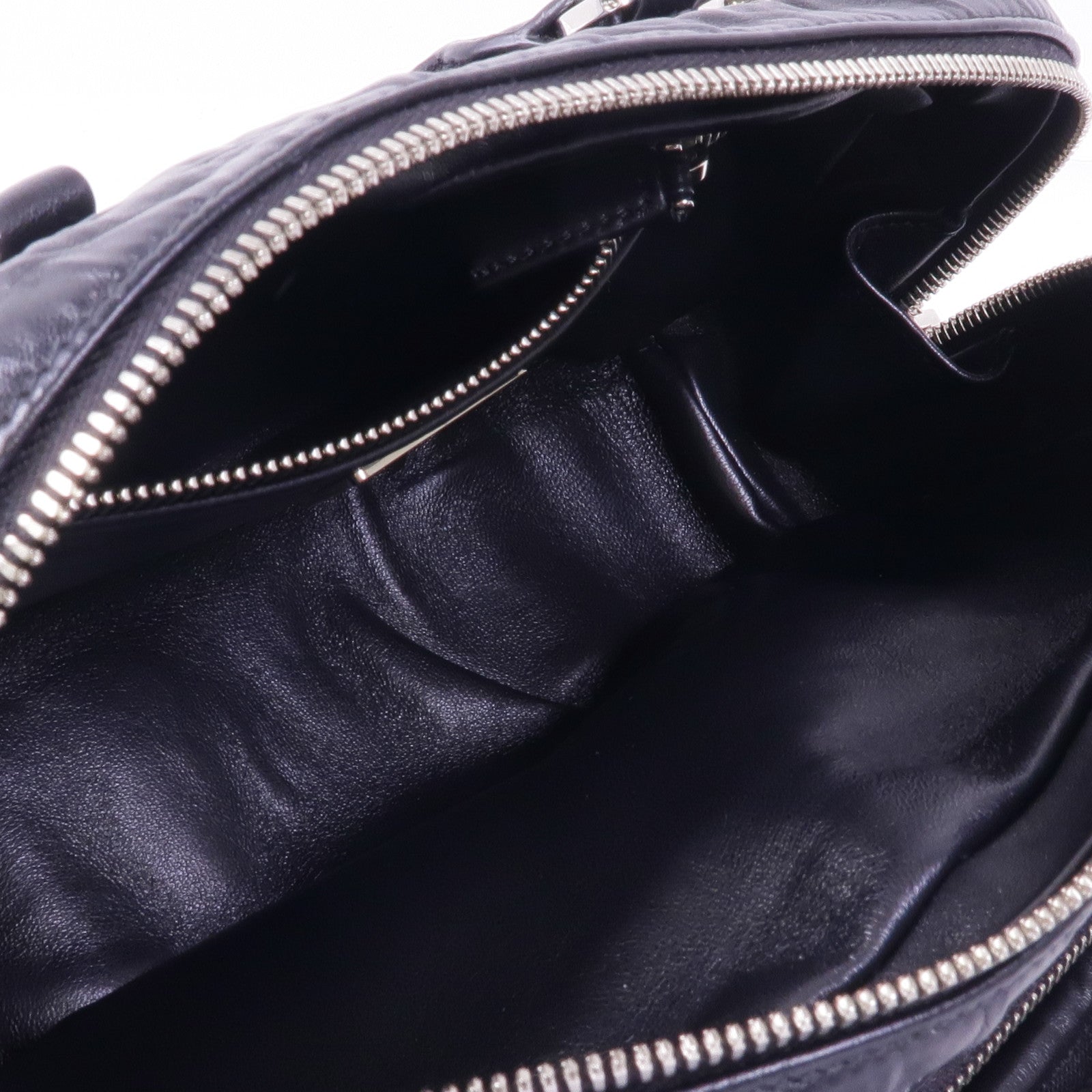 PRADA 牛皮皮革2 Way Shoulder Bag銀扣手挽肩背兩用袋