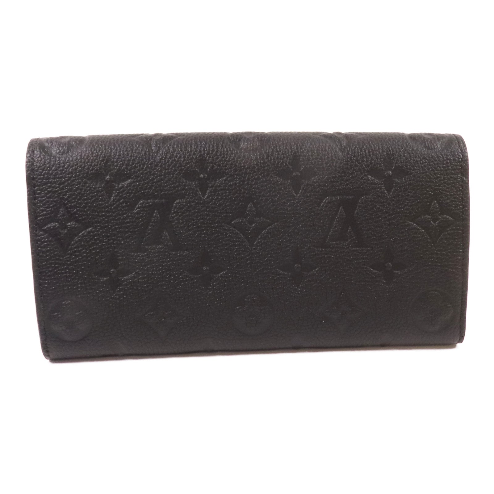 LOUIS VUITTON Monogram Empreinte Emilie Wallet金扣長錢包