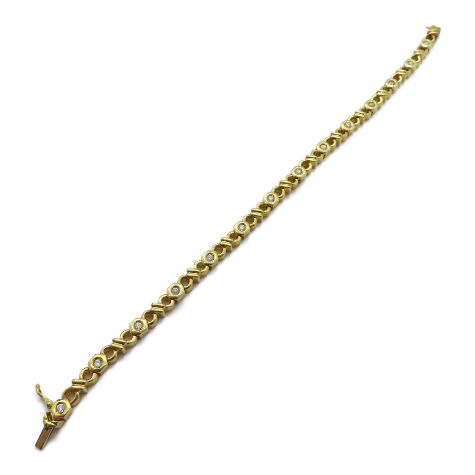 JEWELRY 18K黃金Diamond Bracelet鑚石手鏈