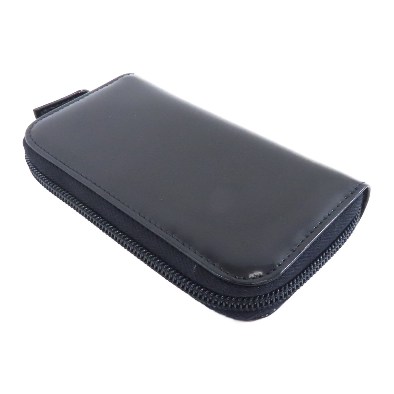 PRADA 【激減優惠】漆皮皮革Key Case鎖匙包黑色
