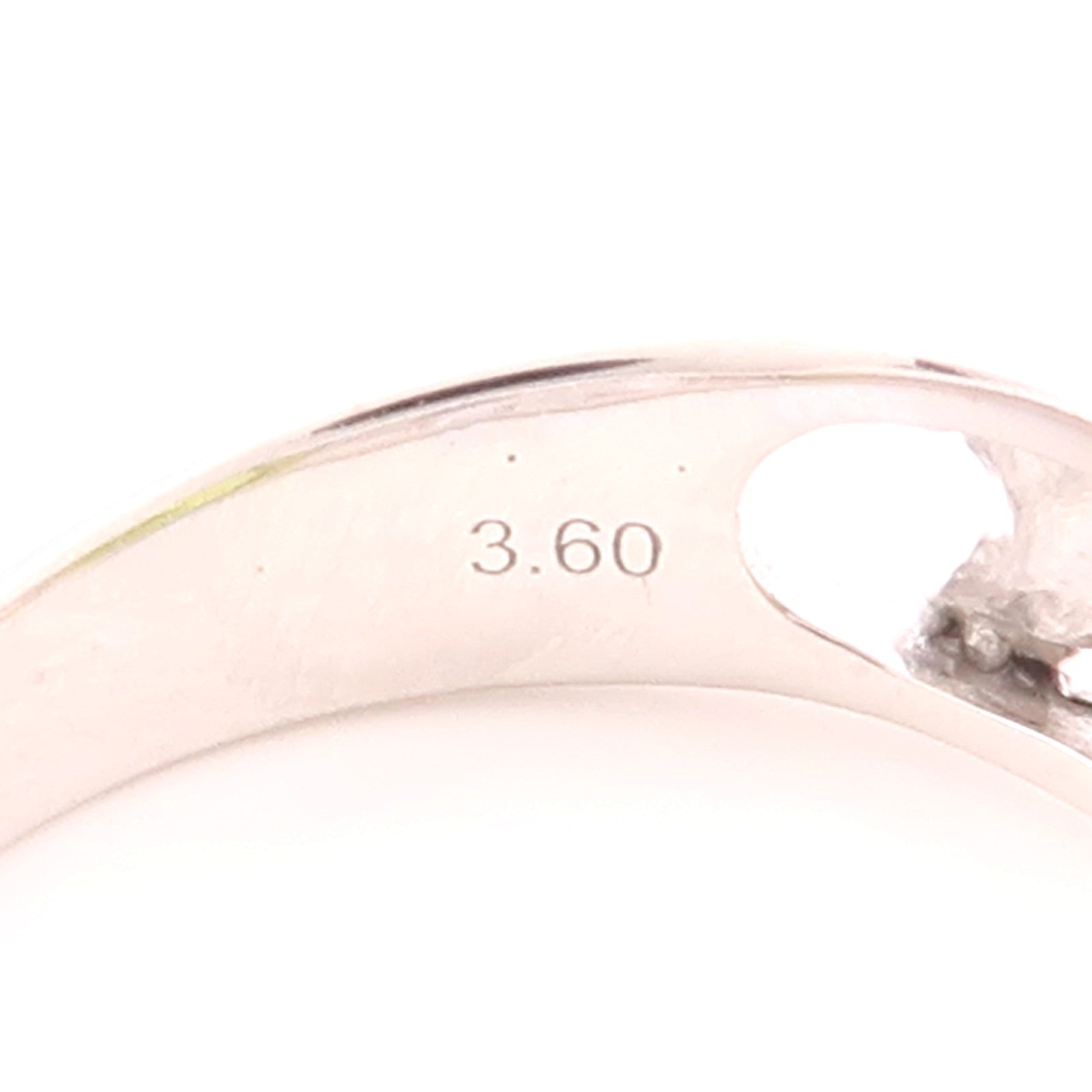 JEWELRY 18K白金Peridot Ring橄欖石戒指