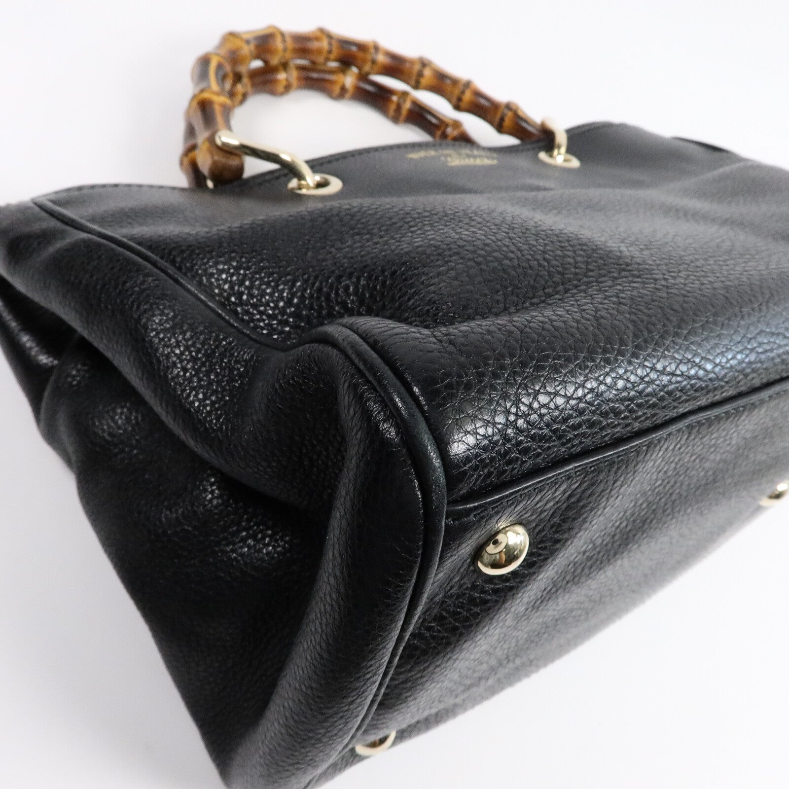 GUCCI 牛皮皮革Bamboo Shopper Medium手挽袋