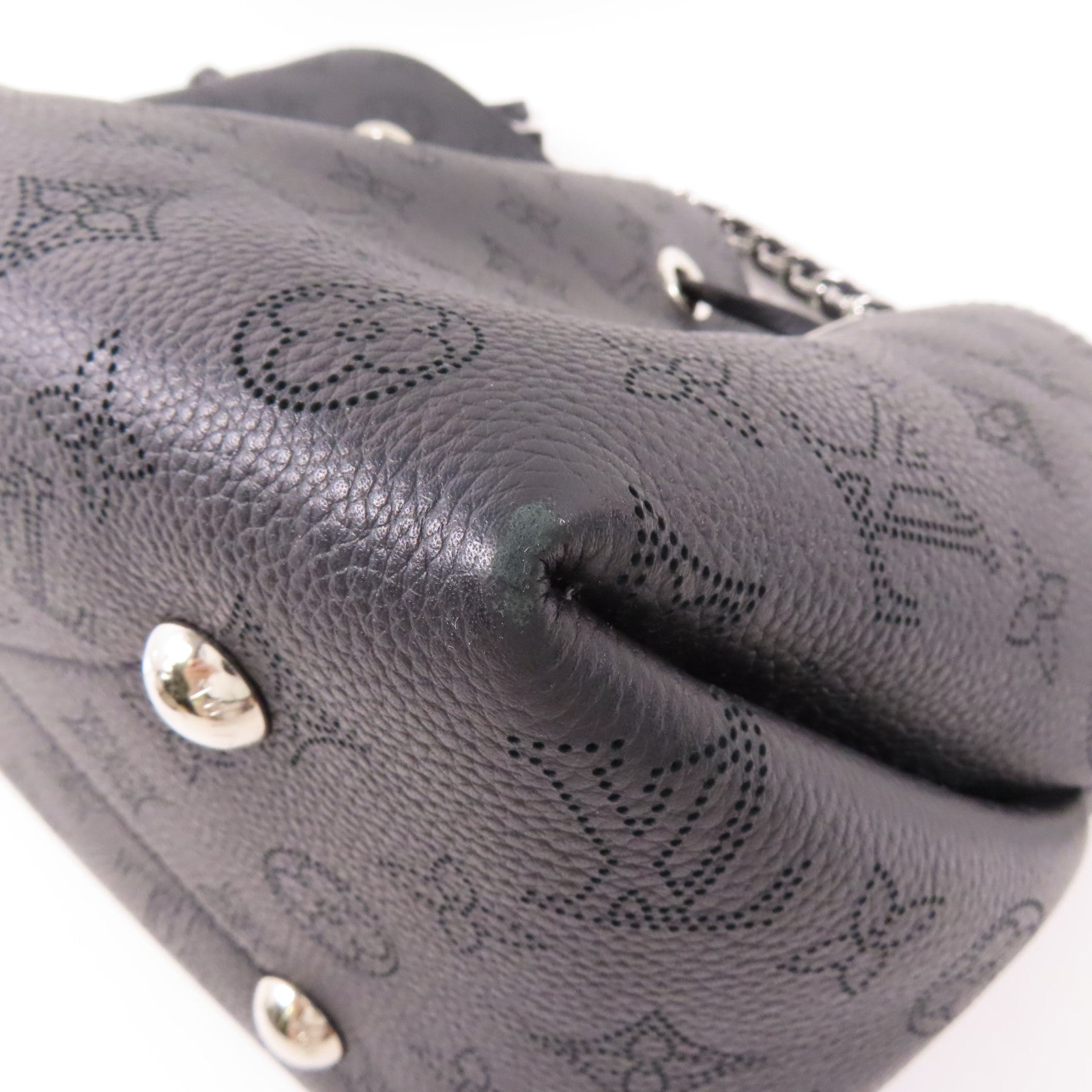 LOUIS VUITTON Mahina Bella銀扣手挽肩背兩用袋