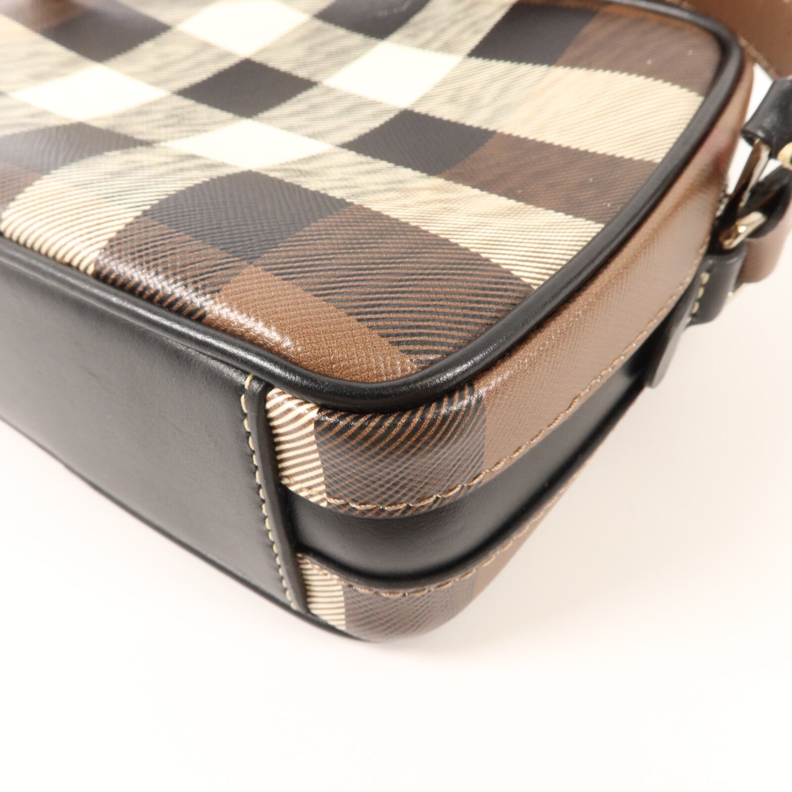 BURBERRY 塗層帆布Shoulder Bag肩背袋