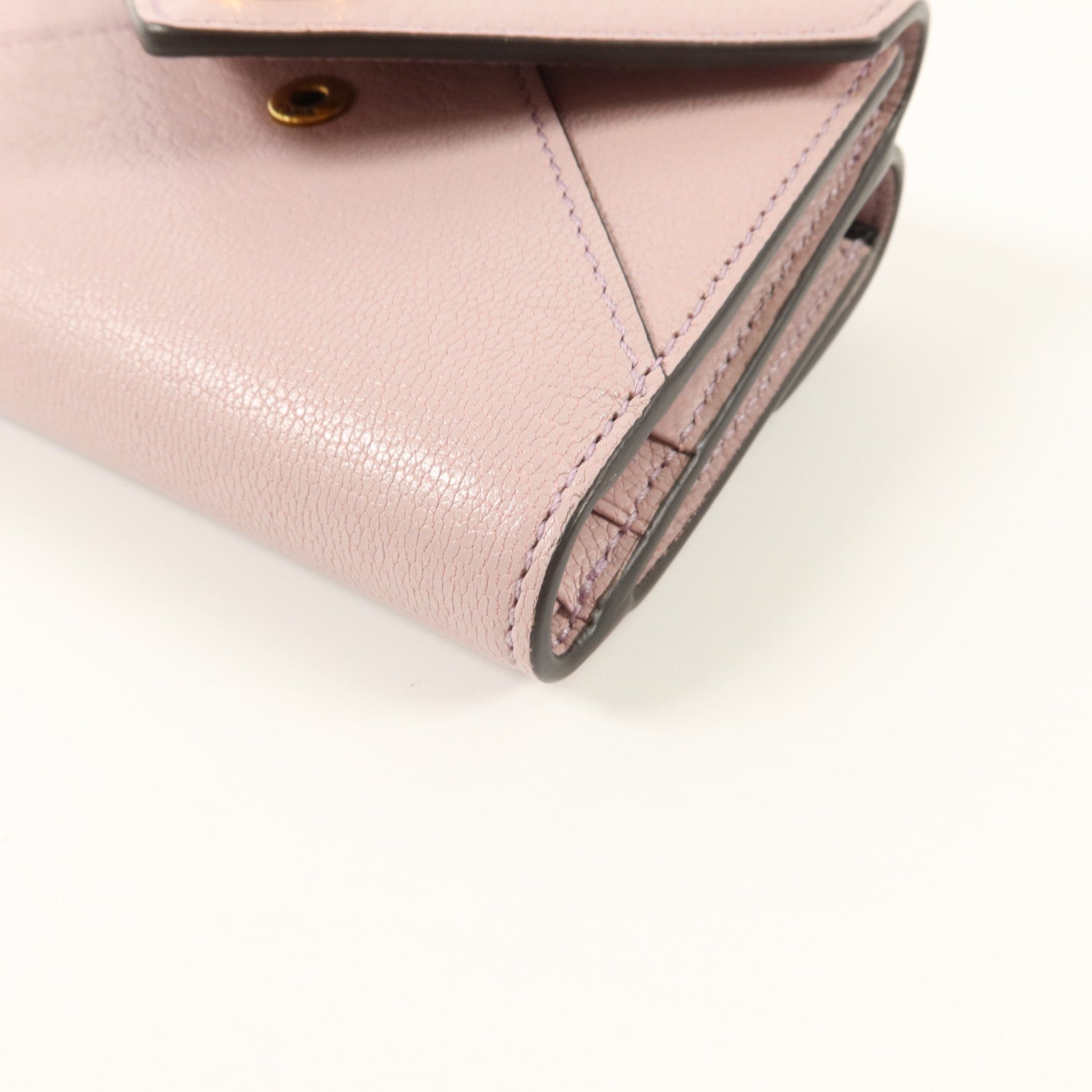 Chloe 山羊皮皮革Trifold Wallet錢包