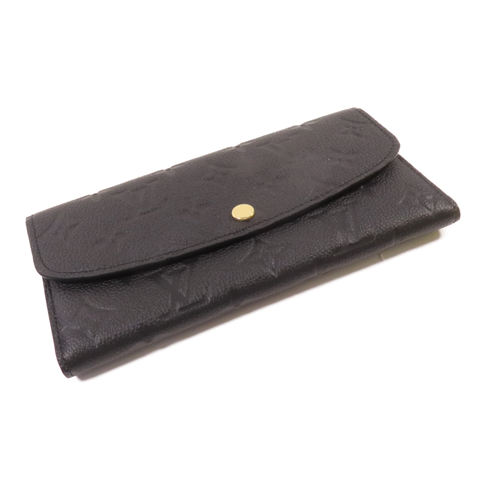 LOUIS VUITTON Monogram Empreinte Emilie Wallet金扣長錢包