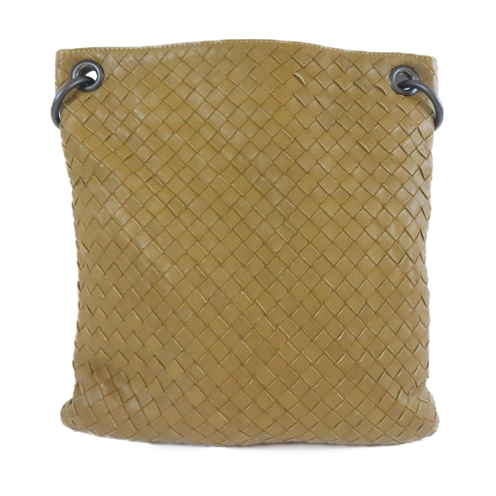 BOTTEGA VENETA 織紋皮革Shoulder Bag肩背袋啡色