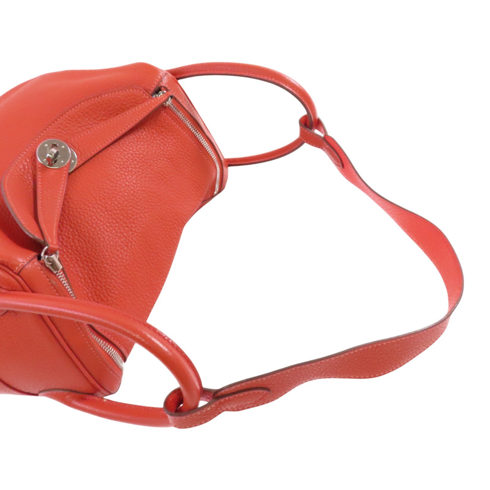 HERMES Clemence皮革Lindy 30 Shoulder Bag銀扣肩背袋
