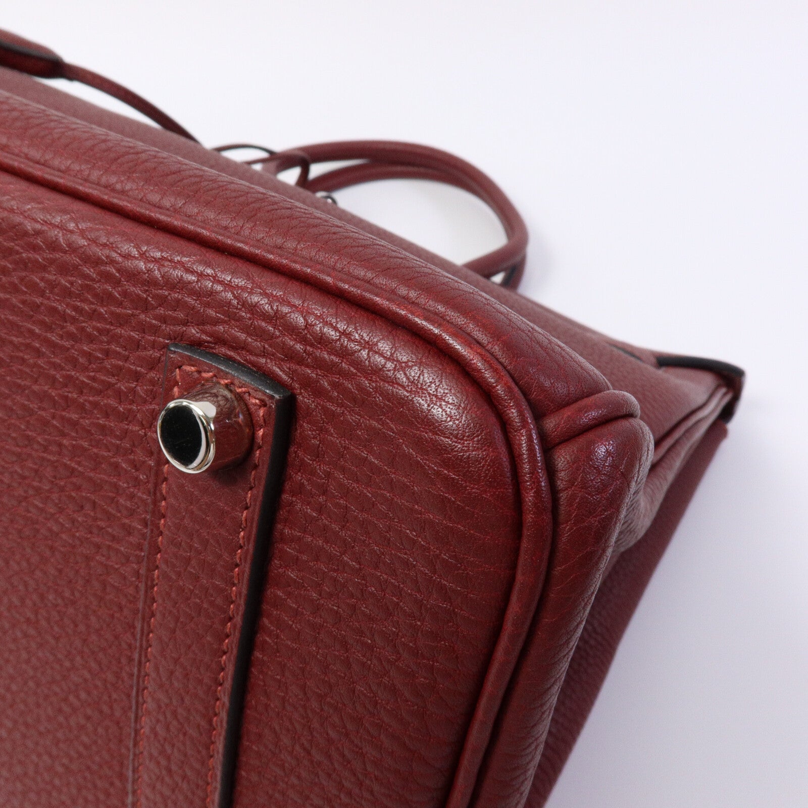 HERMES Togo皮革Birkin 35手挽袋Rouge H Buffalo