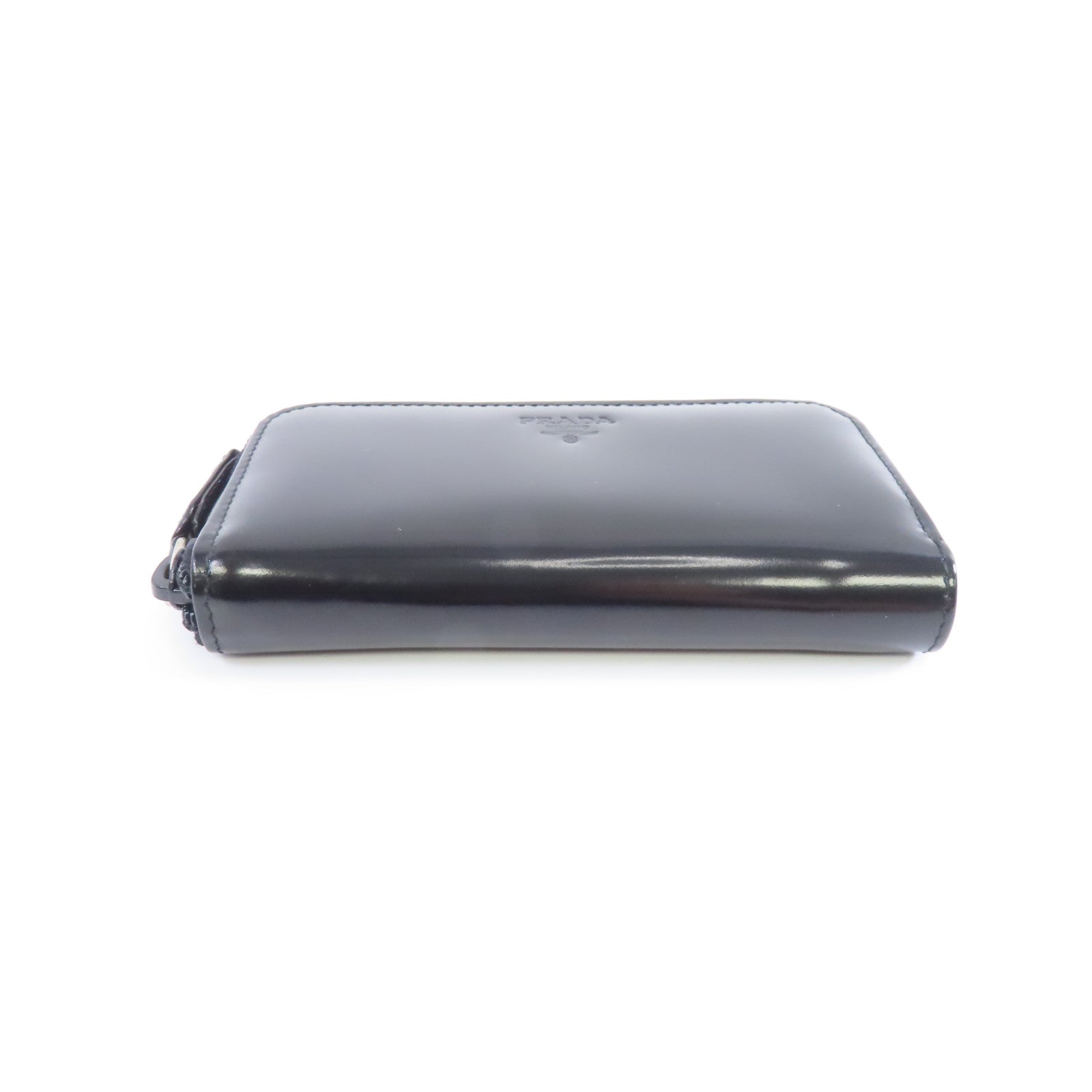 PRADA 【激減優惠】漆皮皮革Key Case鎖匙包黑色