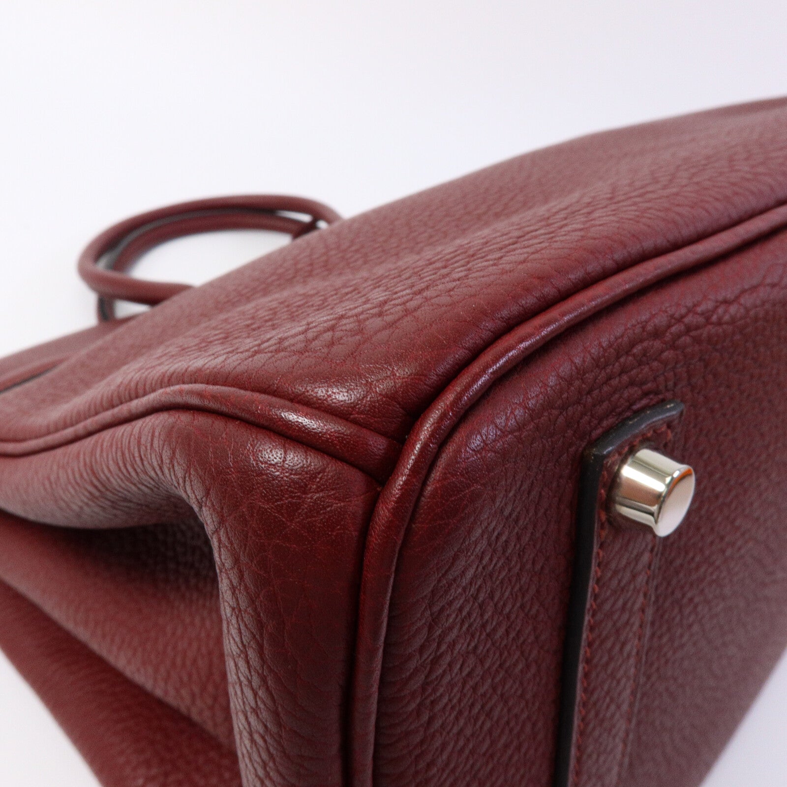HERMES Togo皮革Birkin 35手挽袋Rouge H Buffalo
