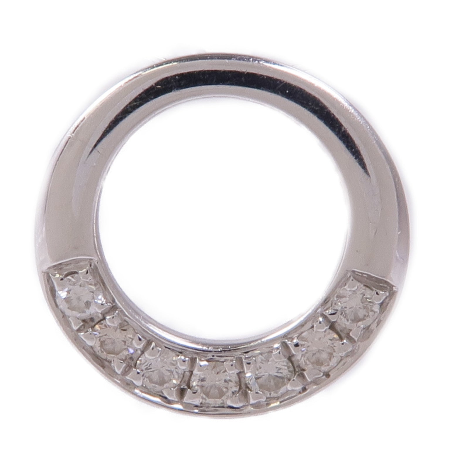 JEWELRY 18K白金Diamond Pendant Top鑽石吊墜