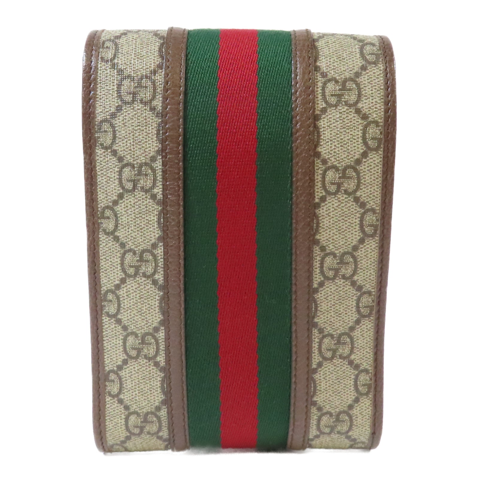 GUCCI 【激減優惠】塗層帆布Ophidia GG Mini Shoulder Bag金扣肩背袋啡色