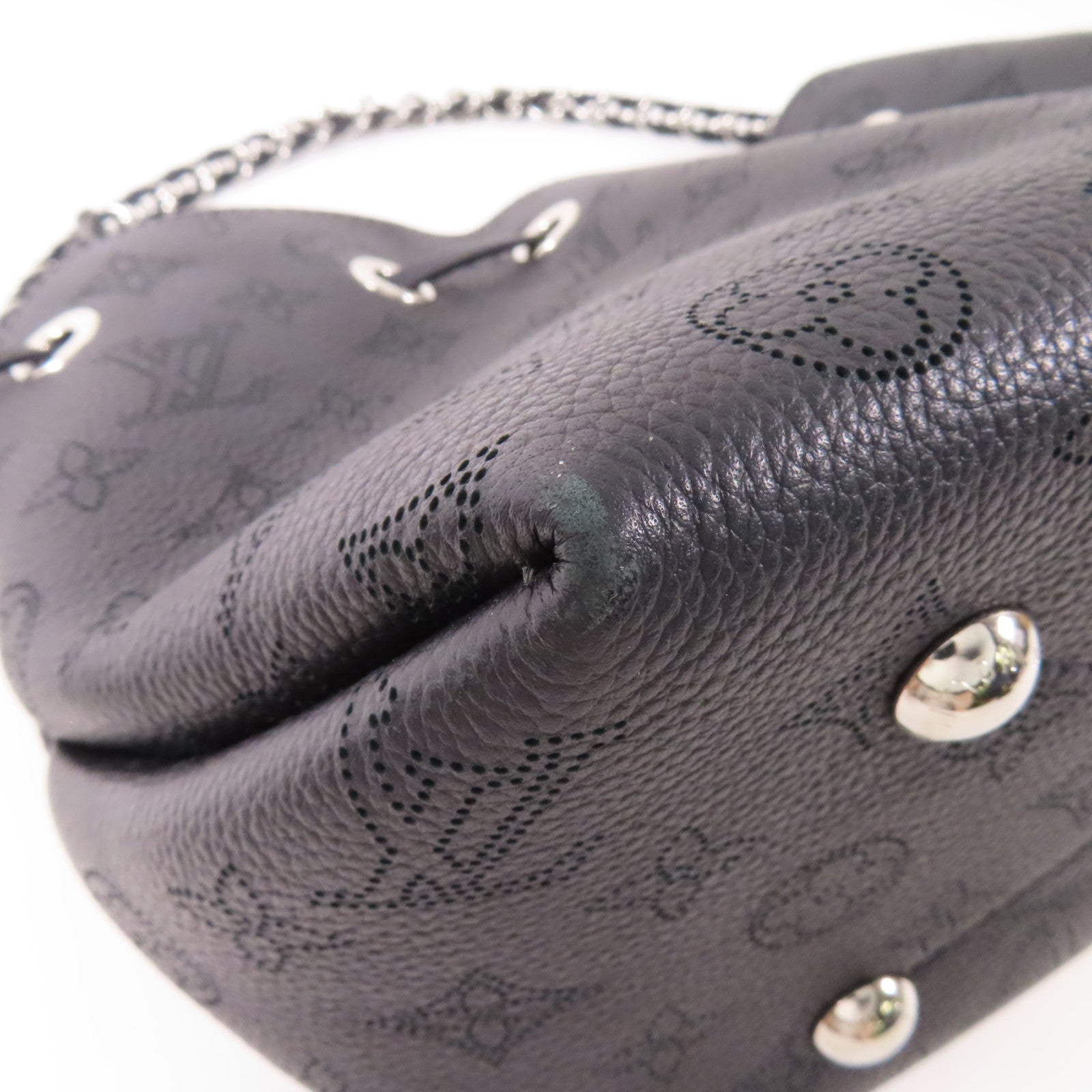 LOUIS VUITTON Mahina Bella銀扣手挽肩背兩用袋