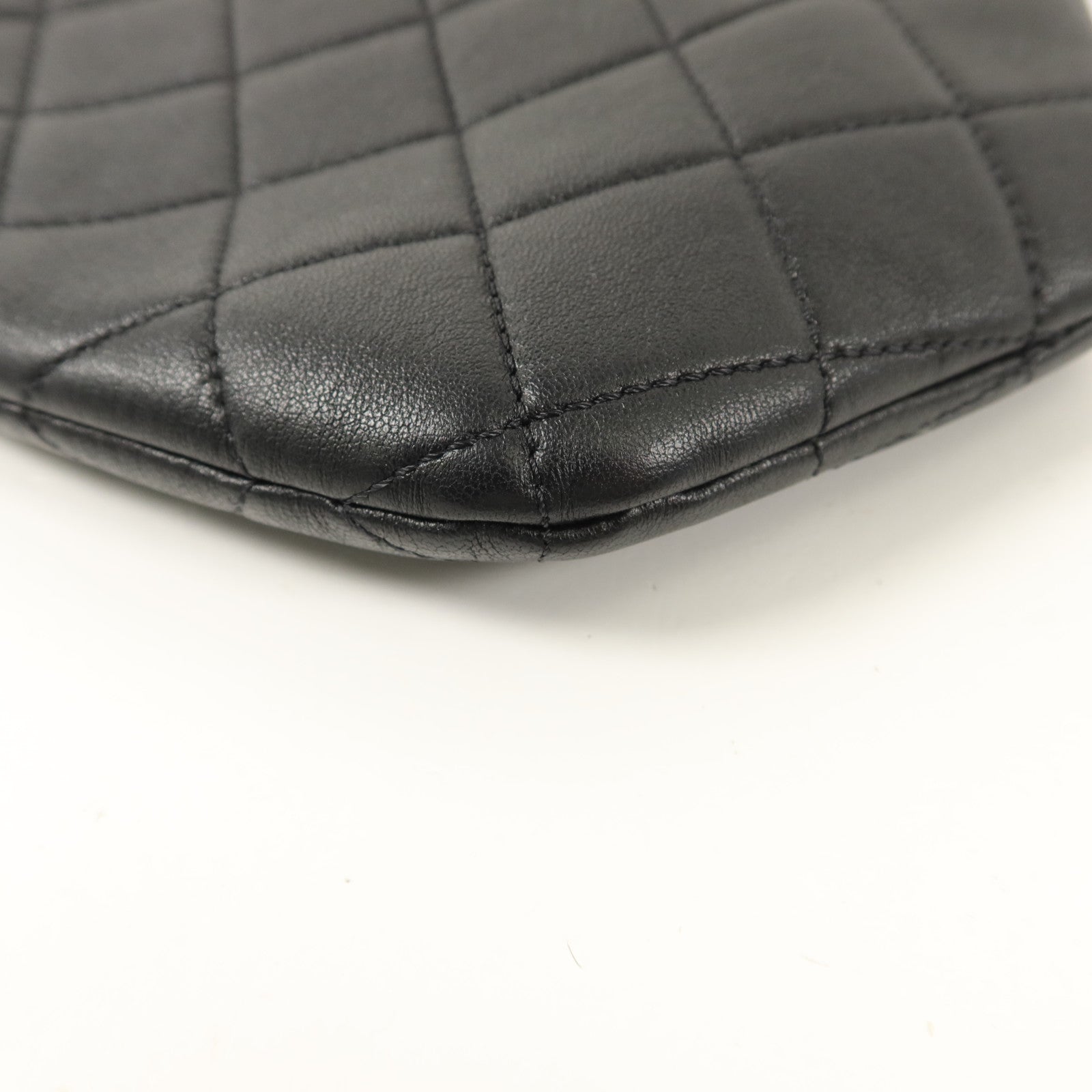 CHANEL 羊皮皮革Matelasse Handle手挽袋