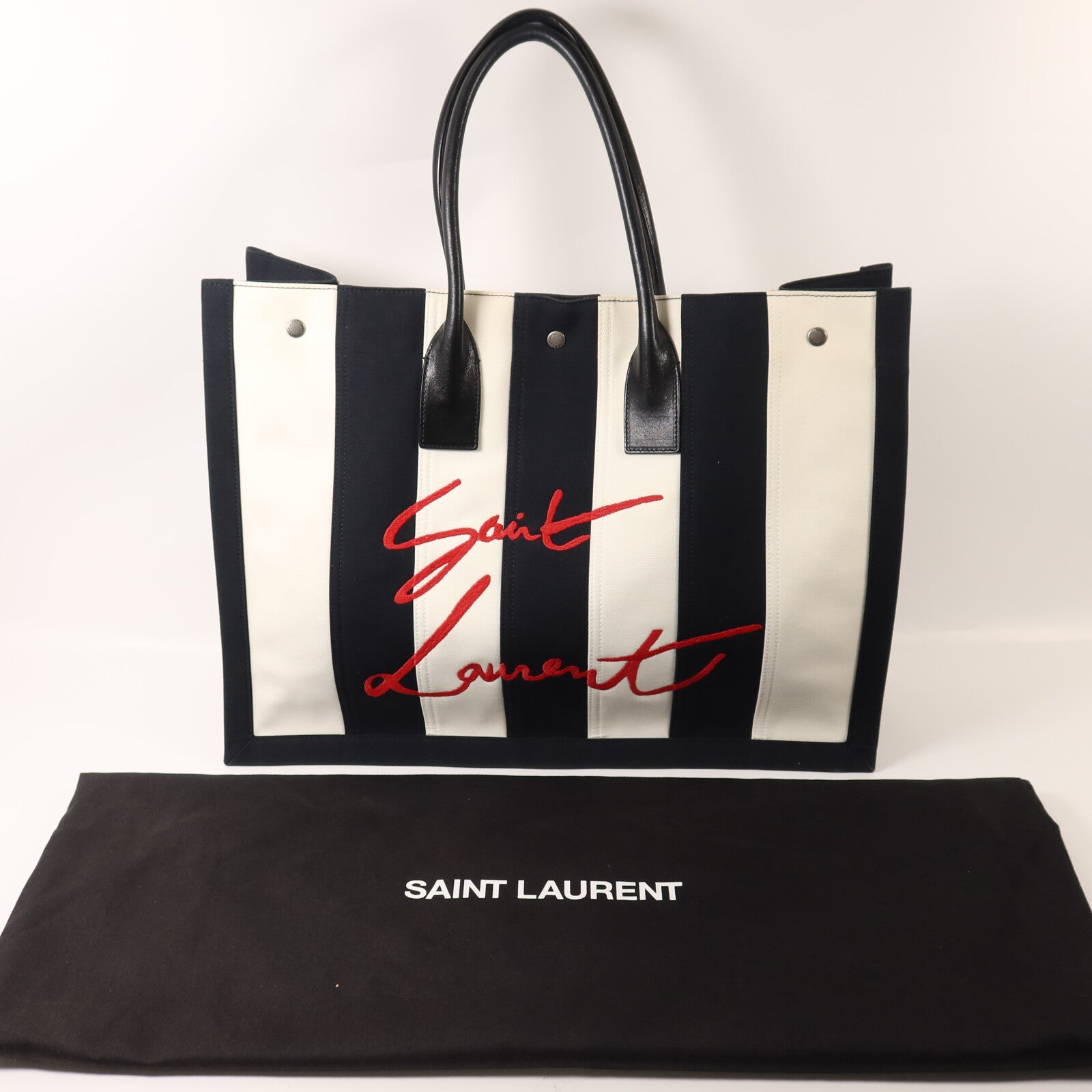 SAINT LAURENT 帆布Tote Bag手挽袋
