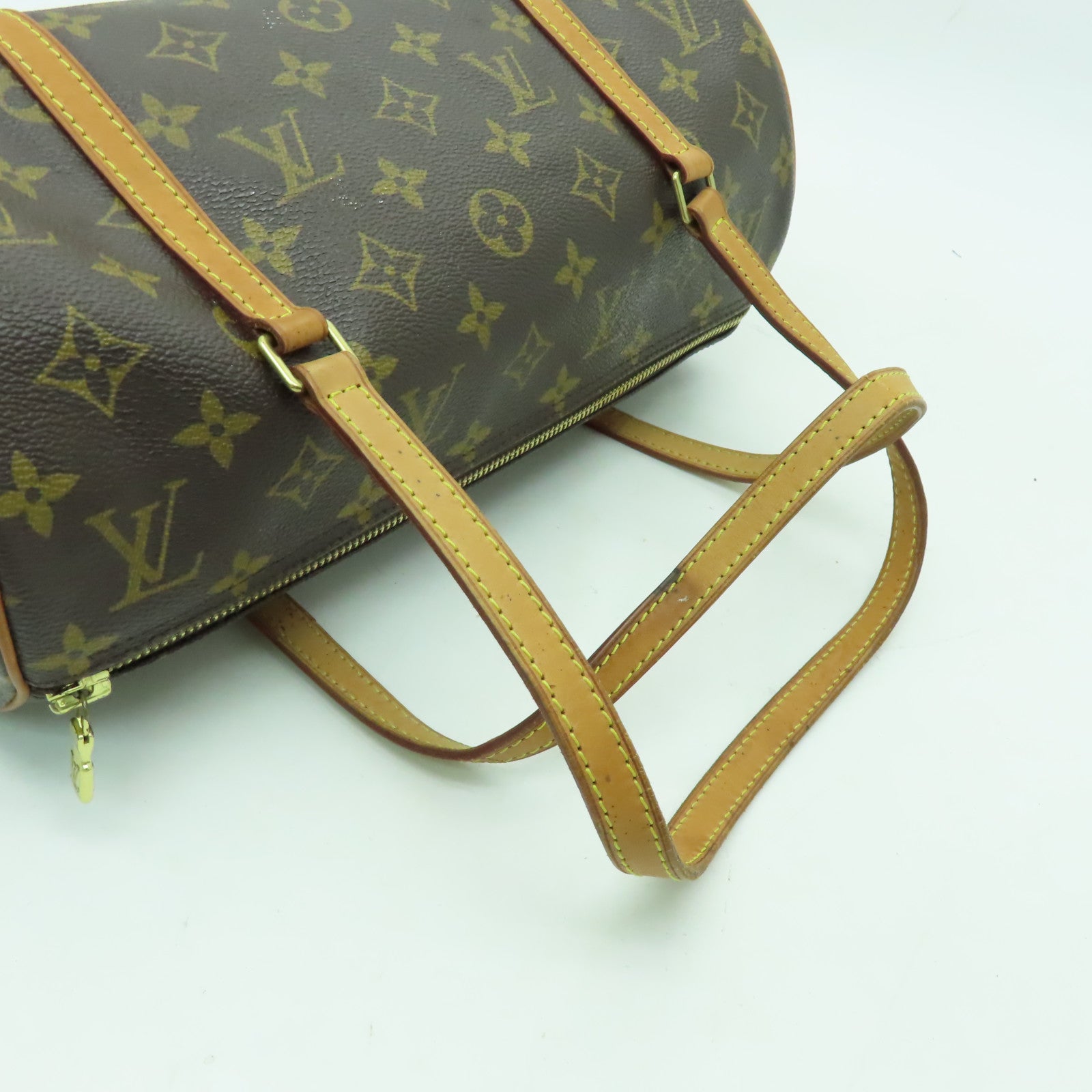 LOUIS VUITTON 【清倉大減價】Monogram Papillon GM金扣肩背袋啡色