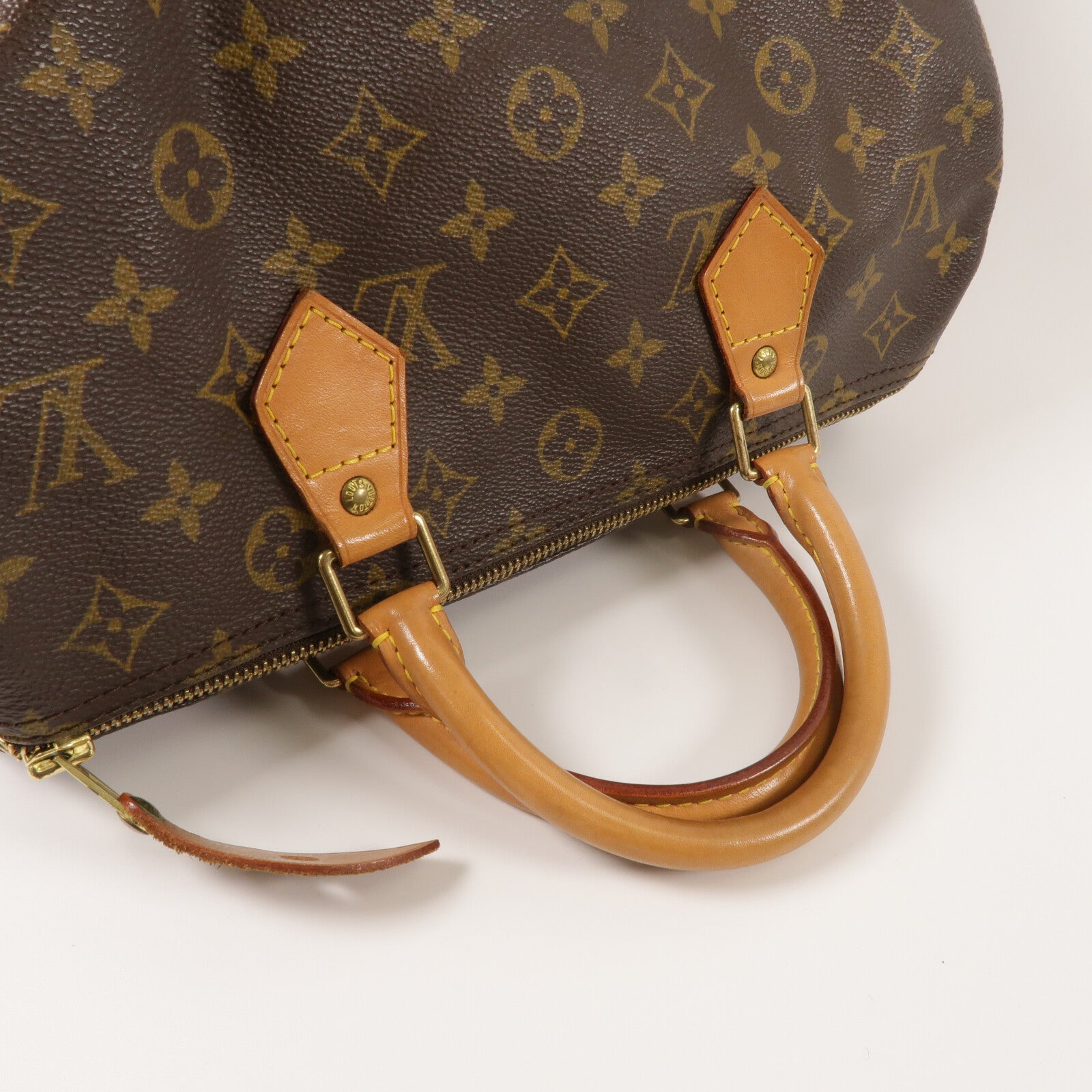 LOUIS VUITTON Monogram Speedy 30金扣手挽袋