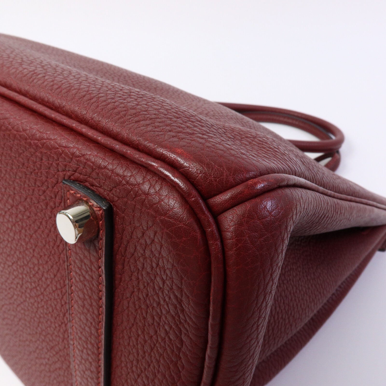 HERMES Togo皮革Birkin 35手挽袋Rouge H Buffalo