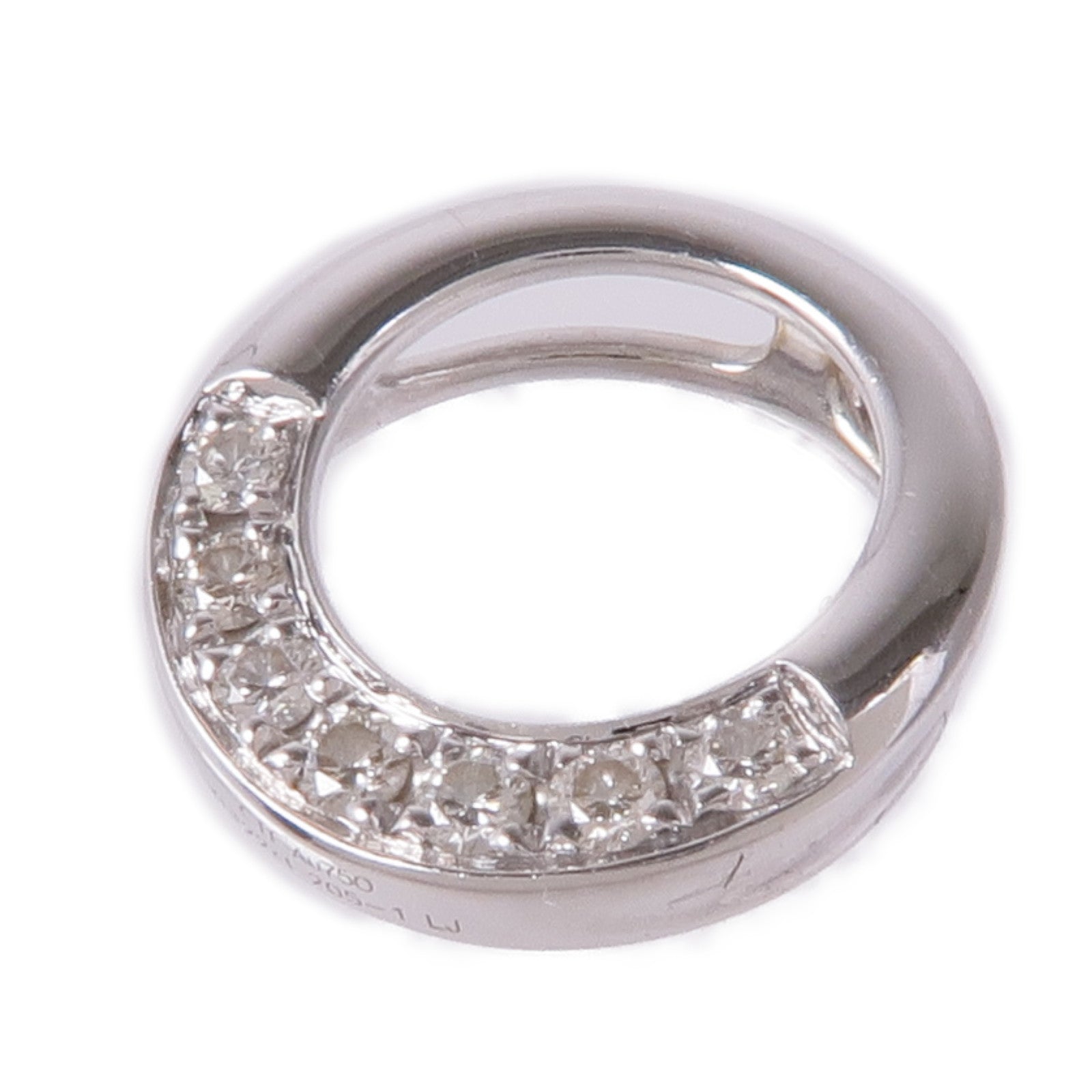 JEWELRY 18K白金Diamond Pendant Top鑽石吊墜