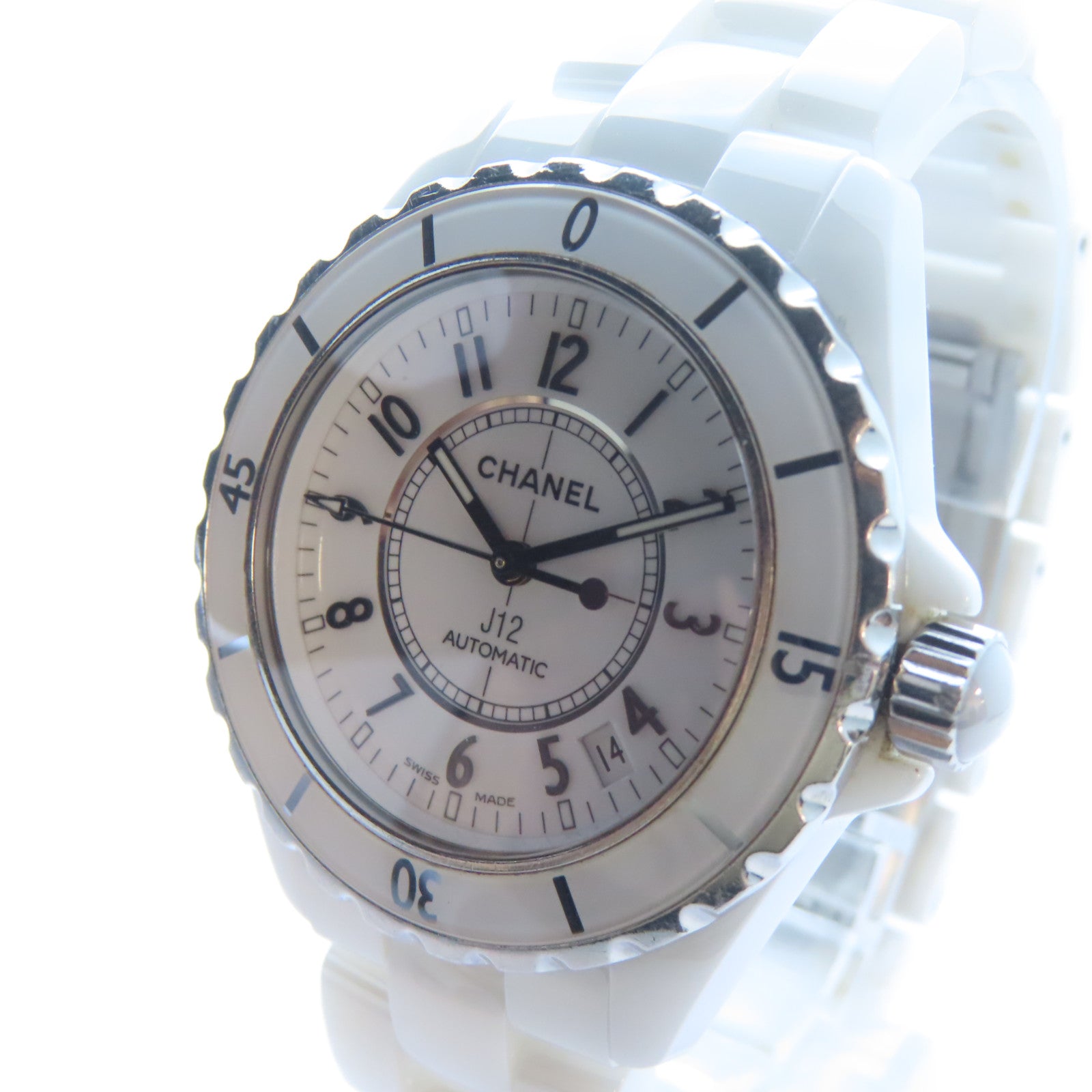 CHANEL J12 38mm陶瓷手錶自動機芯白色