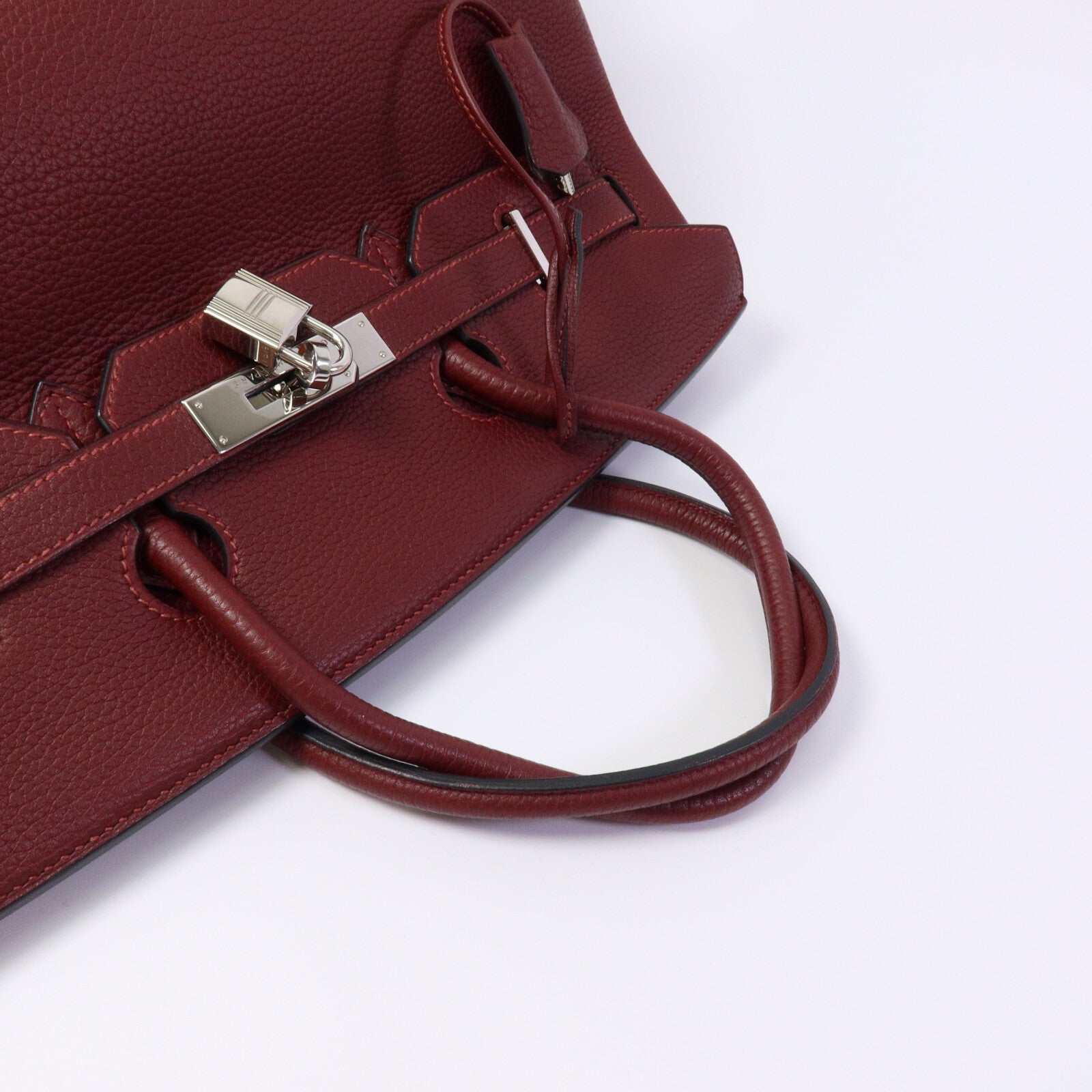 HERMES Togo皮革Birkin 35手挽袋Rouge H Buffalo