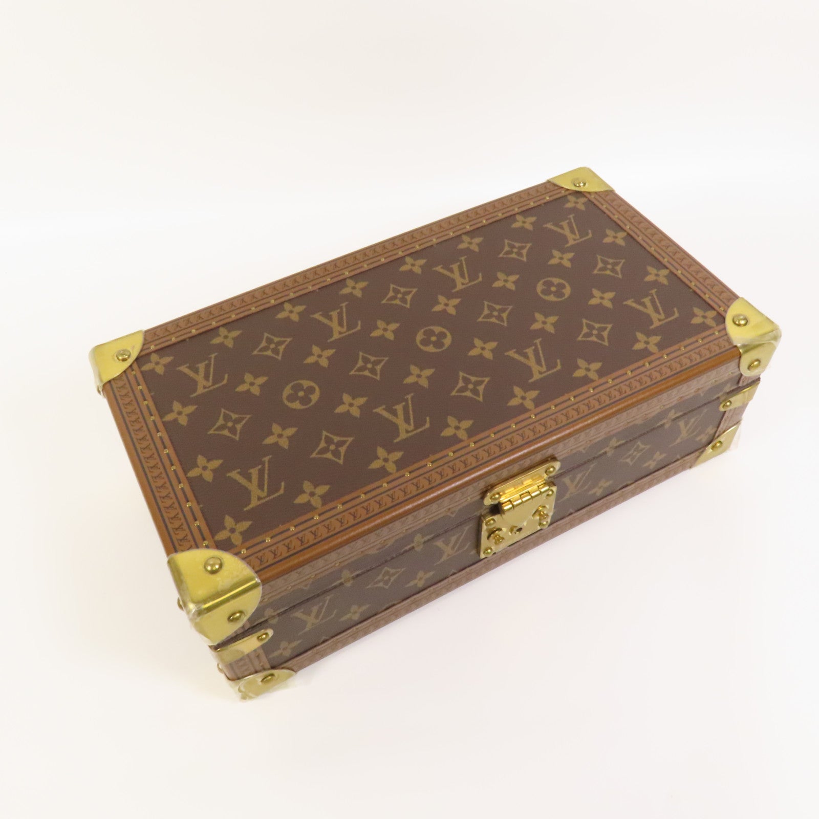 LOUIS VUITTON Monogram Coffret 8 Montres金扣箱子