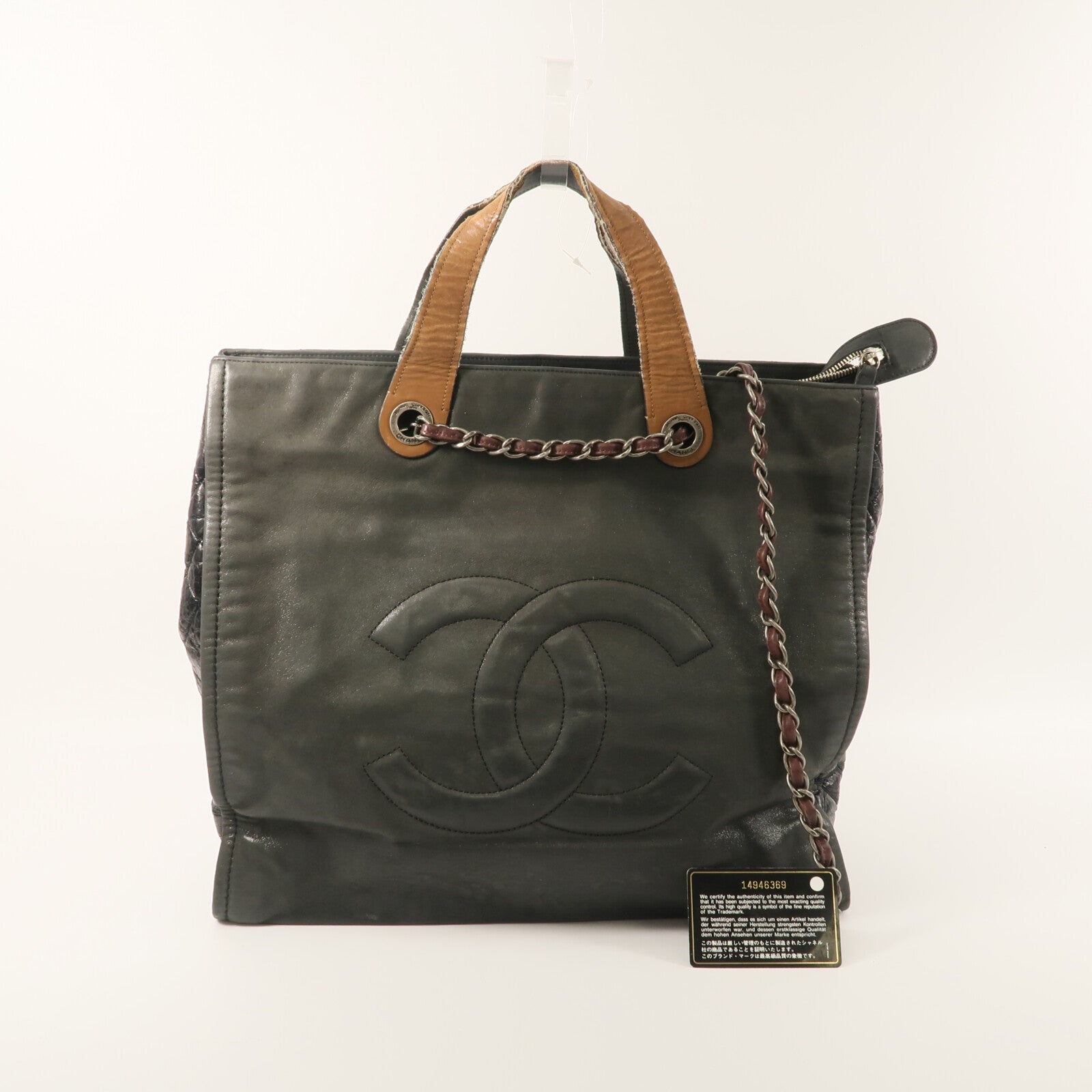 CHANEL 牛皮皮革2 Way Shoulder Bag手挽肩背兩用袋