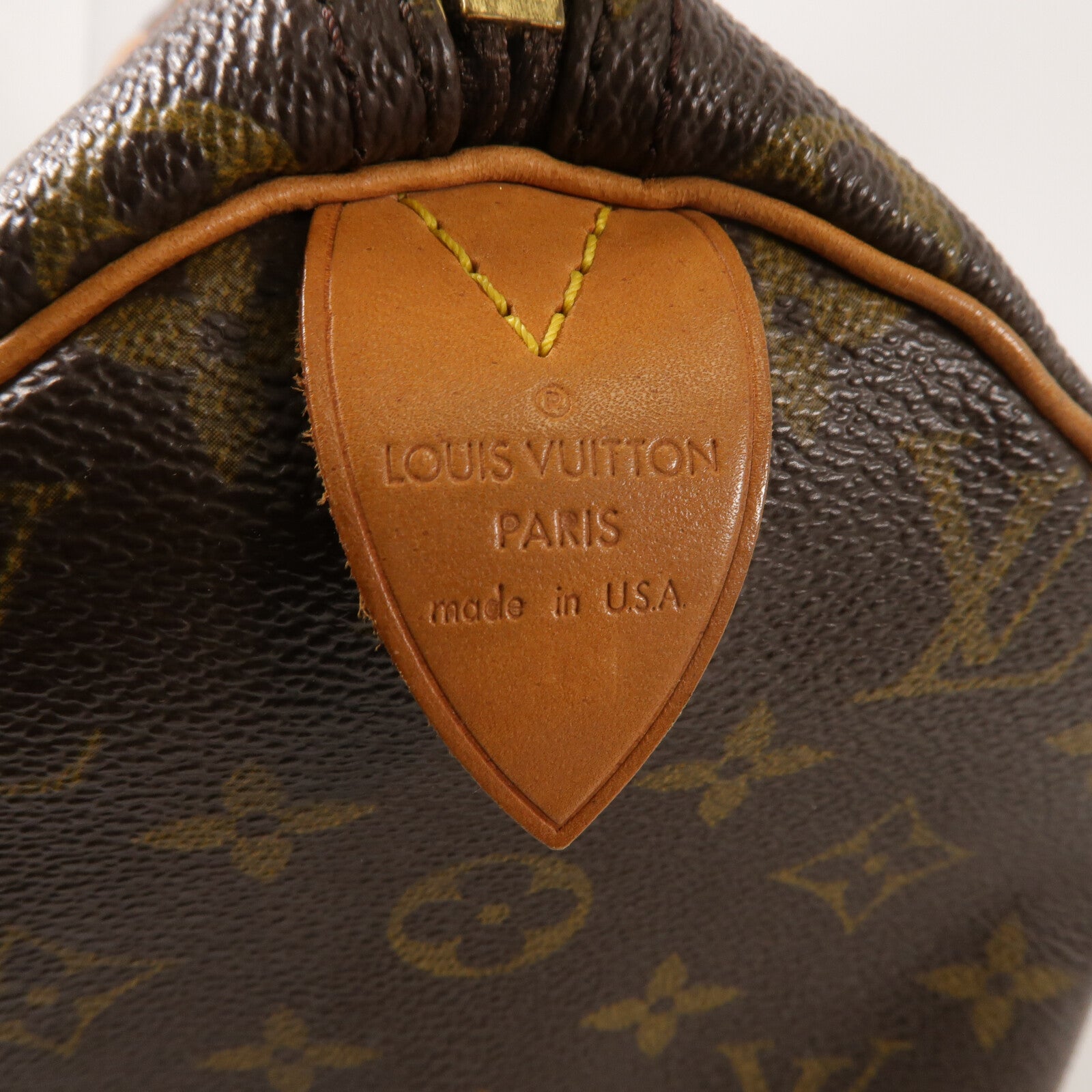 LOUIS VUITTON Monogram Speedy 30金扣手挽袋