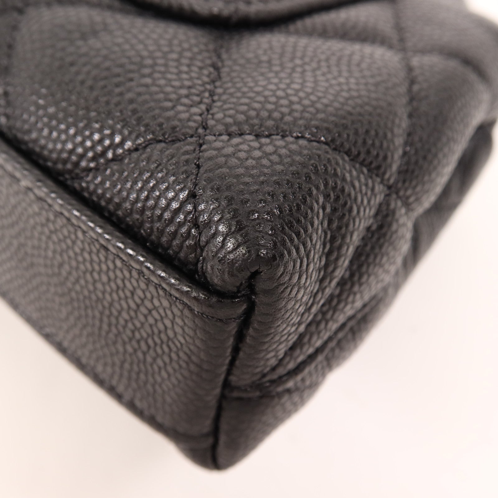 CHANEL 【激減優惠】牛皮皮革Nano CoCo Handle銀扣肩背袋