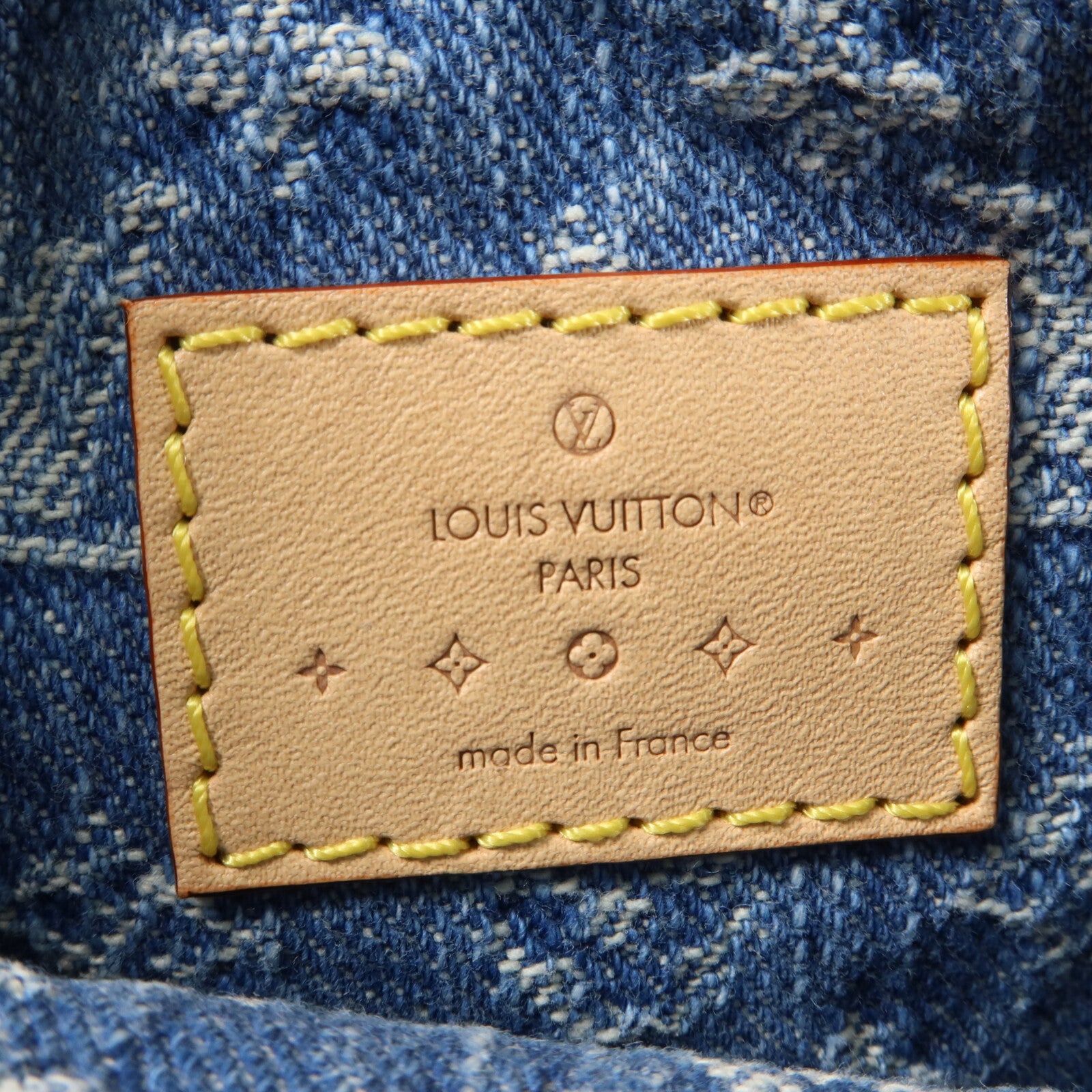 LOUIS VUITTON Monogram Denim Pochette Fairfax肩背袋