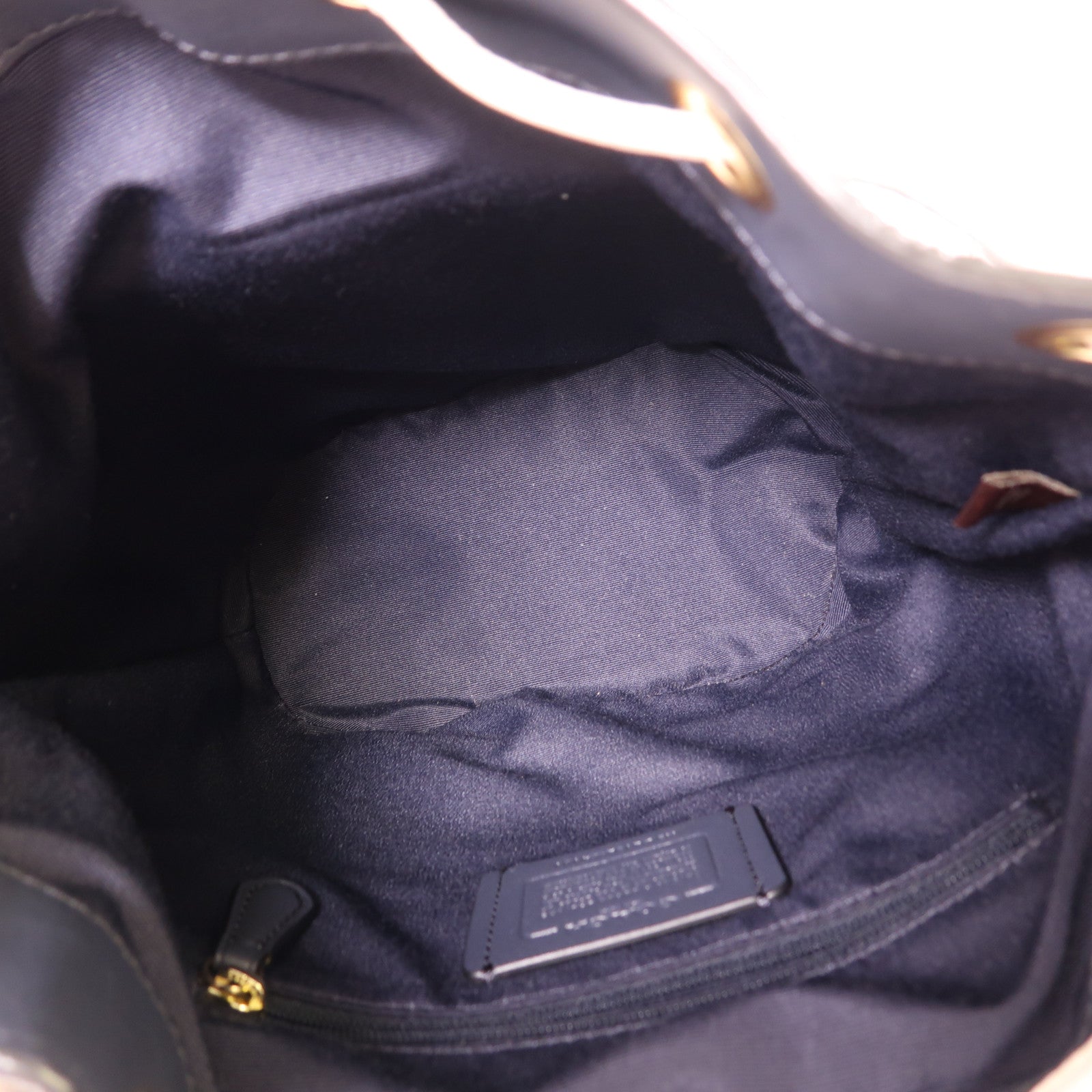 COACH 帆布/皮革Shoulder Bag金扣手挽肩背兩用袋