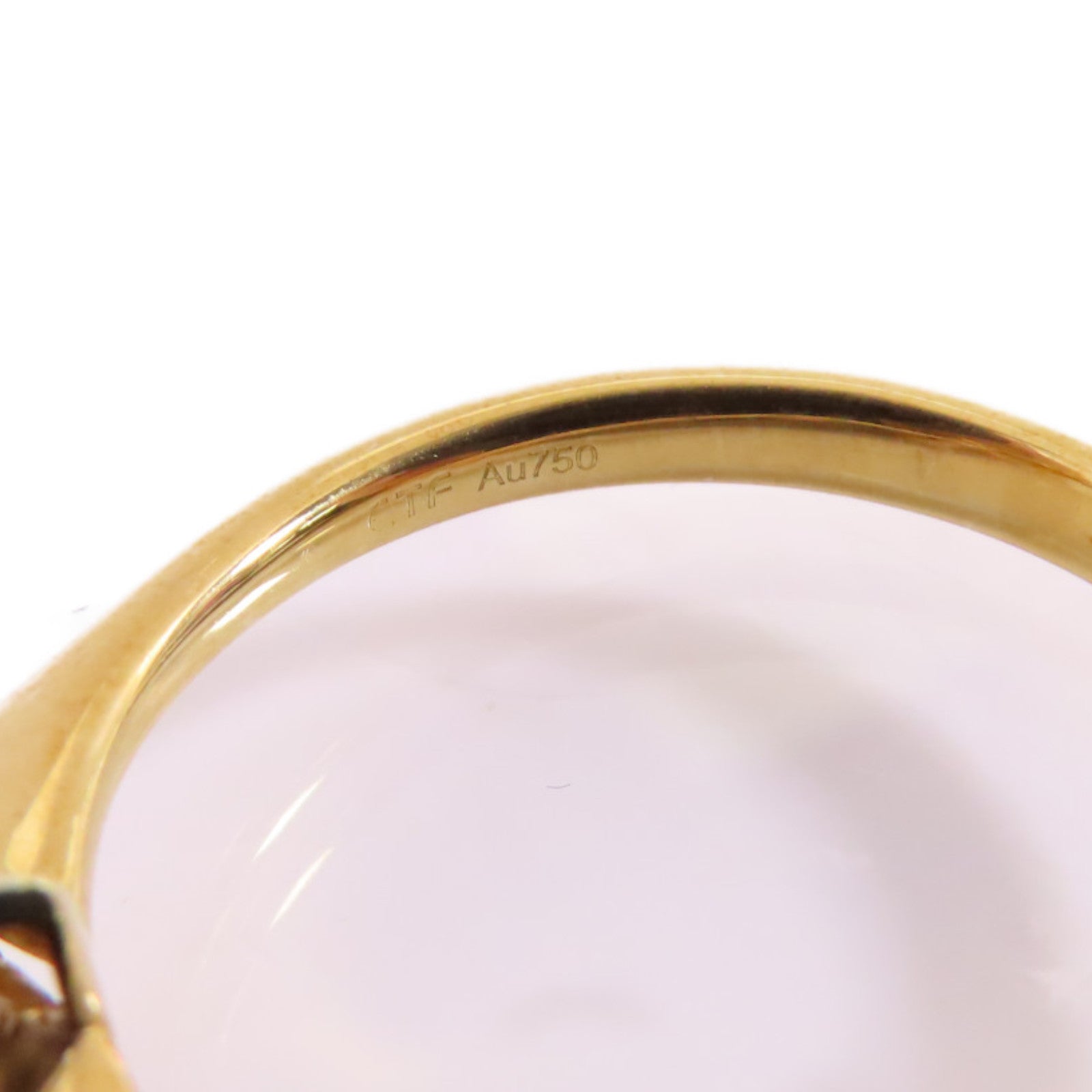 JEWELRY 【激減優惠】18K黃金/鑽石/黃鑽石Diamond Ring戒指US#9.25