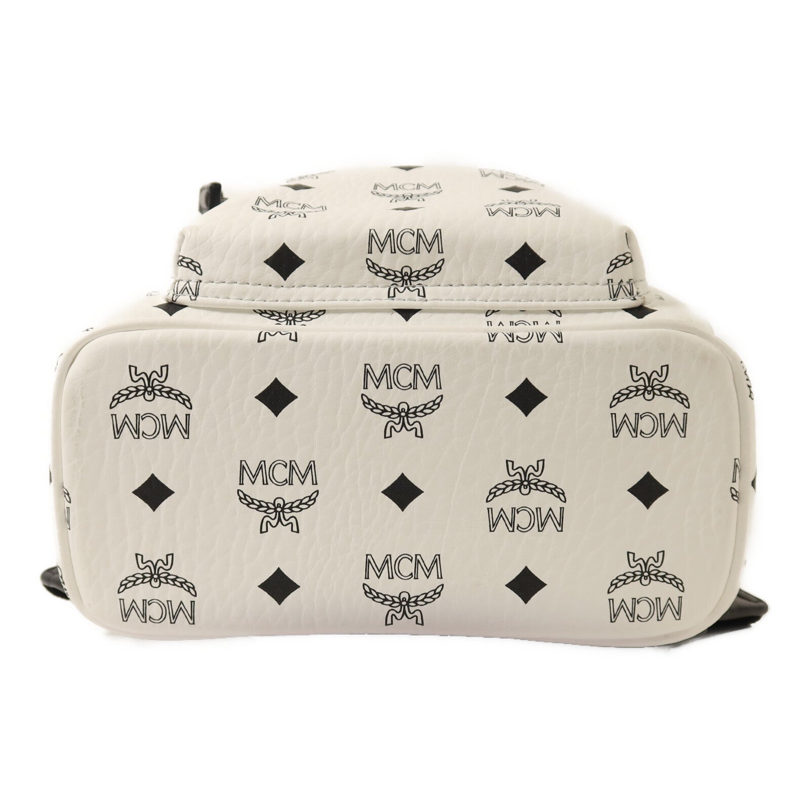 MCM 塗屠帆布Backpack銀扣背包