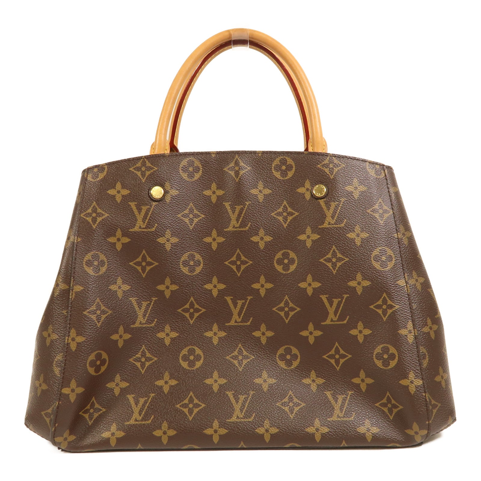 LOUIS VUITTON Monogram Montaigne MM金扣手挽肩背兩用袋