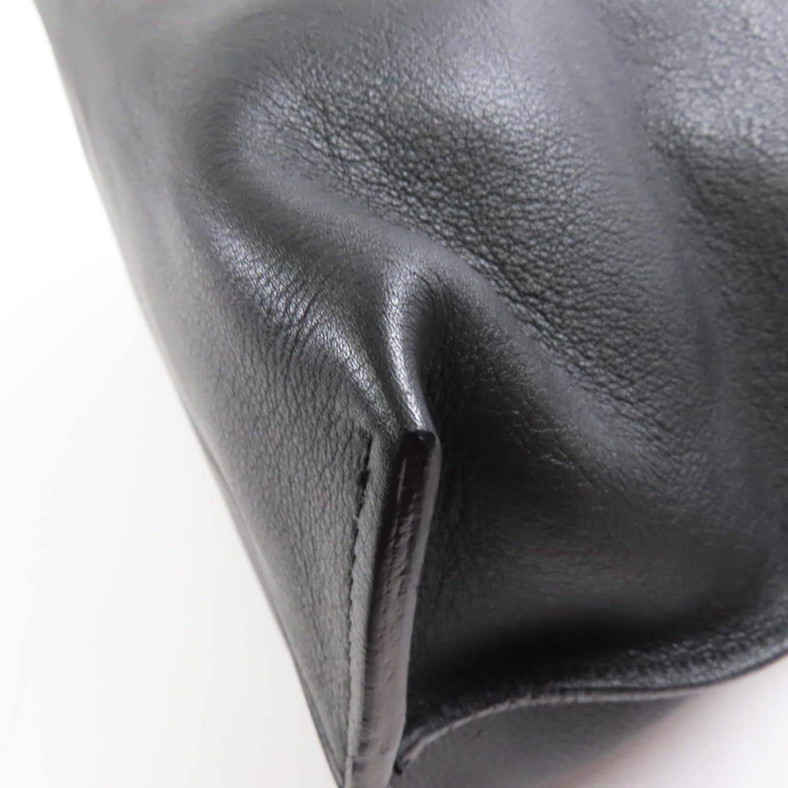 LOEWE 牛皮皮革Flamenco銀扣肩背袋