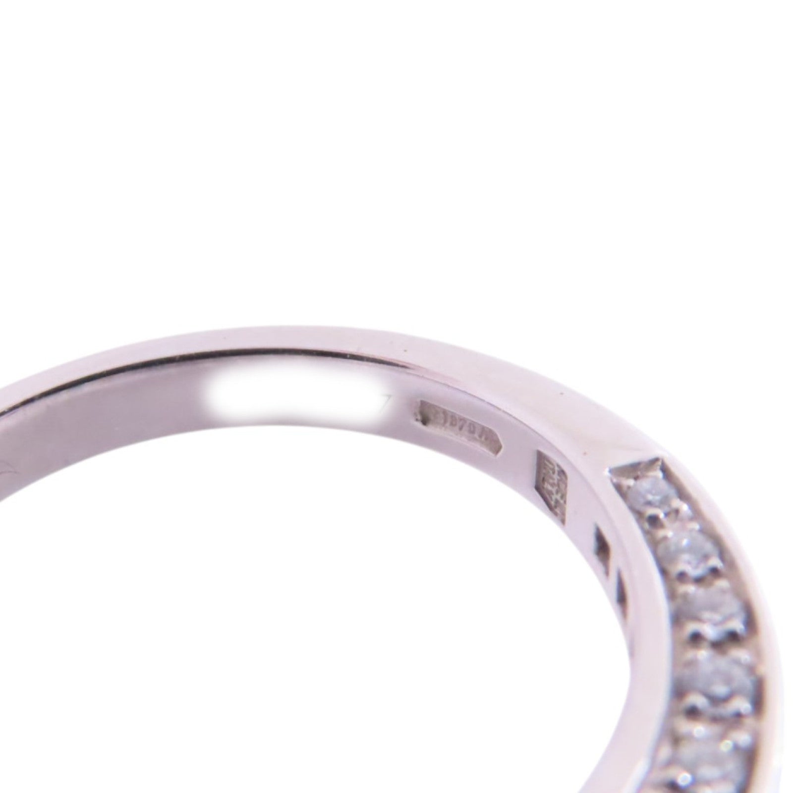 BVLGARI PT950鉑金/鑽石Dedicata a Venezia Diamond Ring戒指US#4.5
