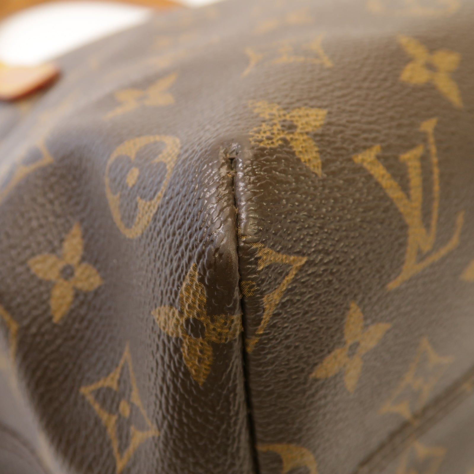 LOUIS VUITTON 【激減優惠】Monogram Raspail PM金扣肩背袋棕色