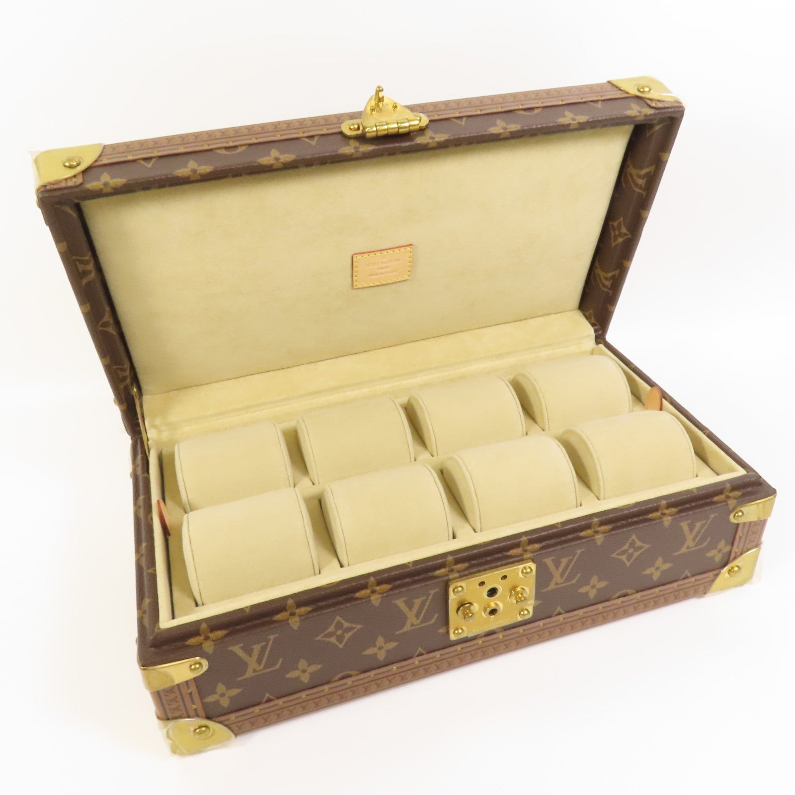 LOUIS VUITTON Monogram Coffret 8 Montres金扣箱子