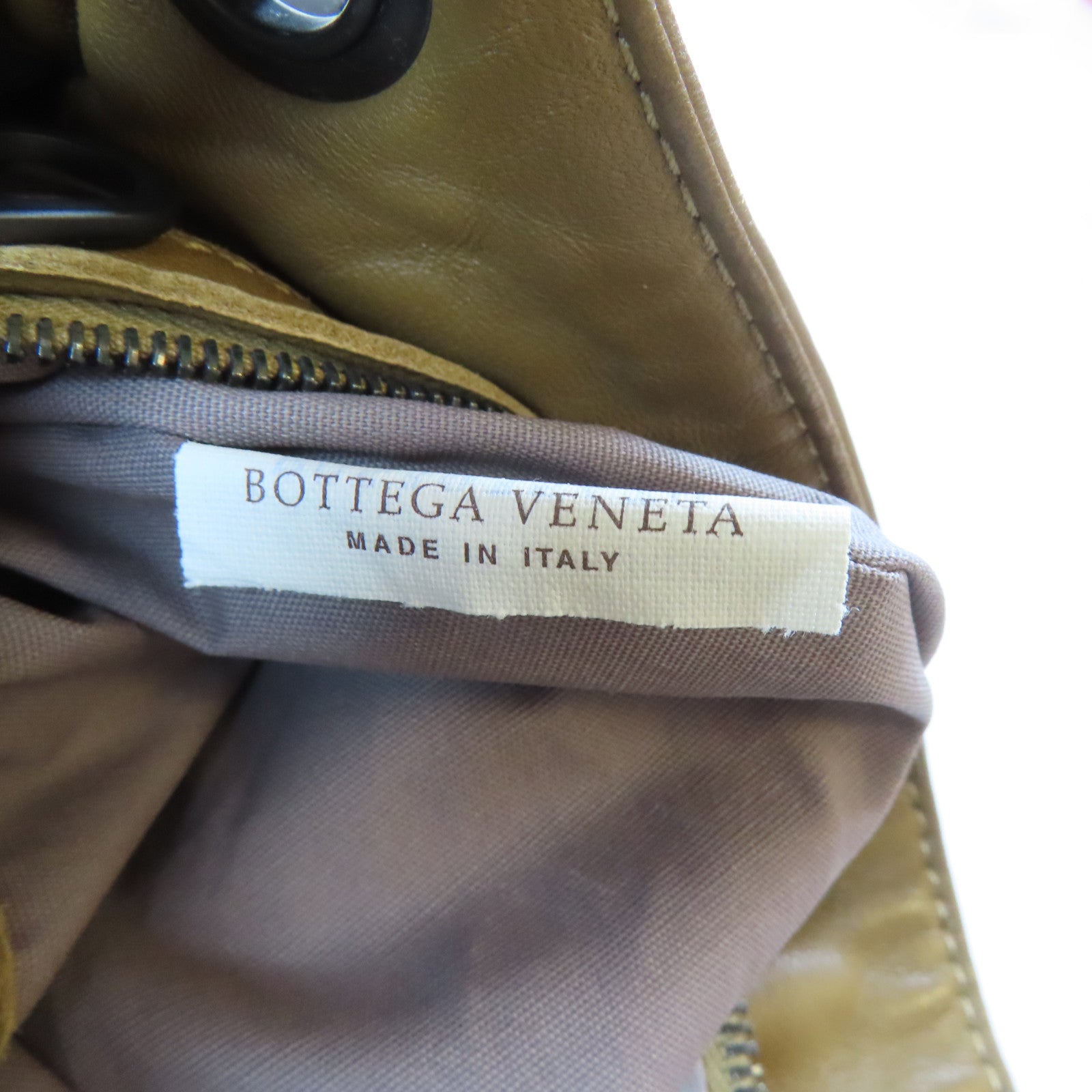 BOTTEGA VENETA 織紋皮革Shoulder Bag肩背袋啡色