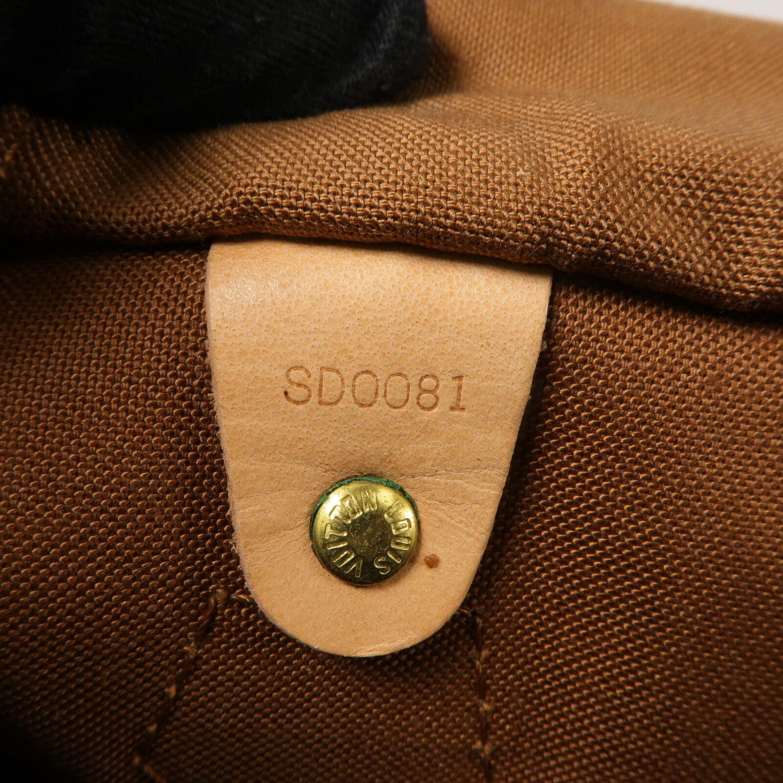LOUIS VUITTON Monogram Speedy 30金扣手挽袋