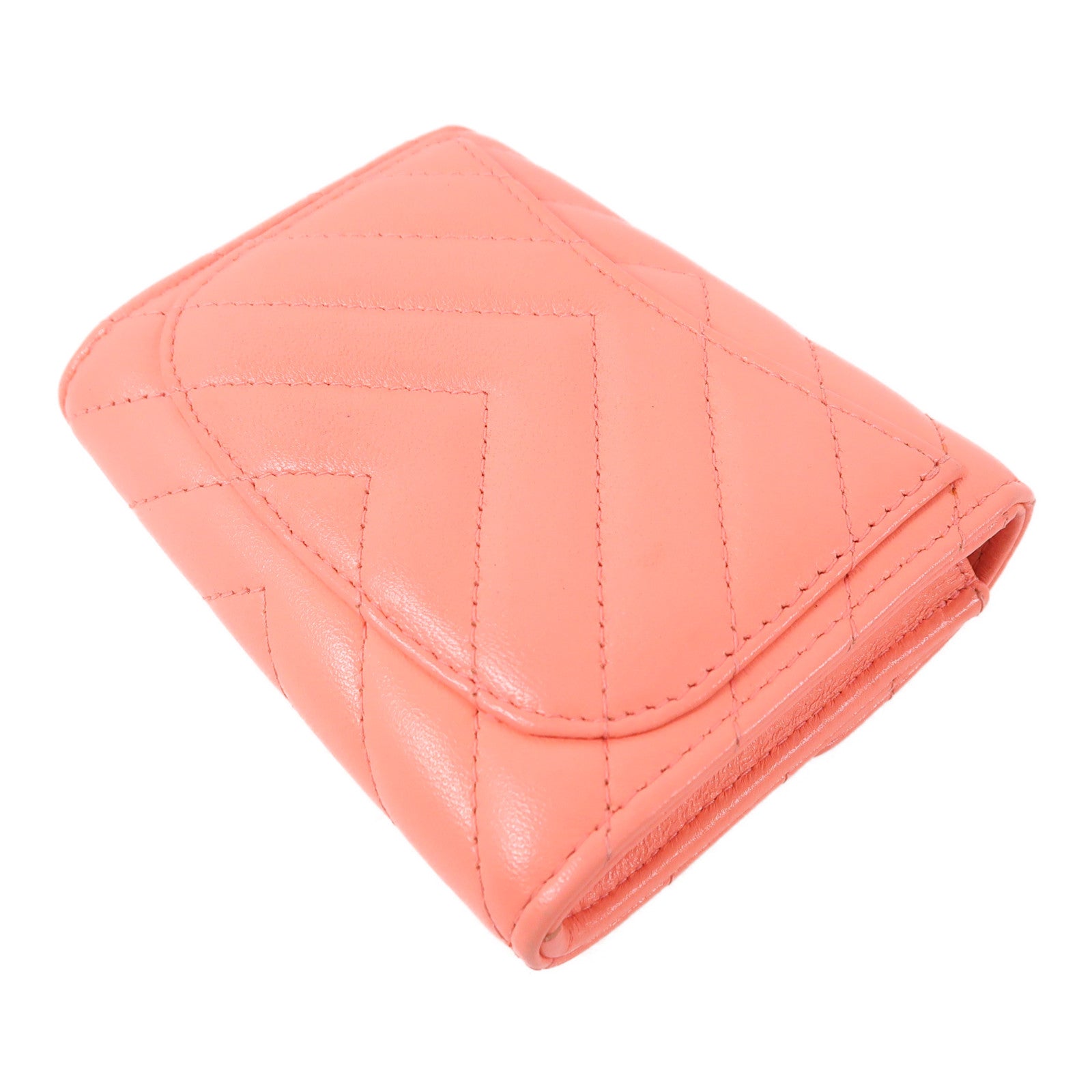 CHANEL 牛皮皮革Card Case金扣卡片套