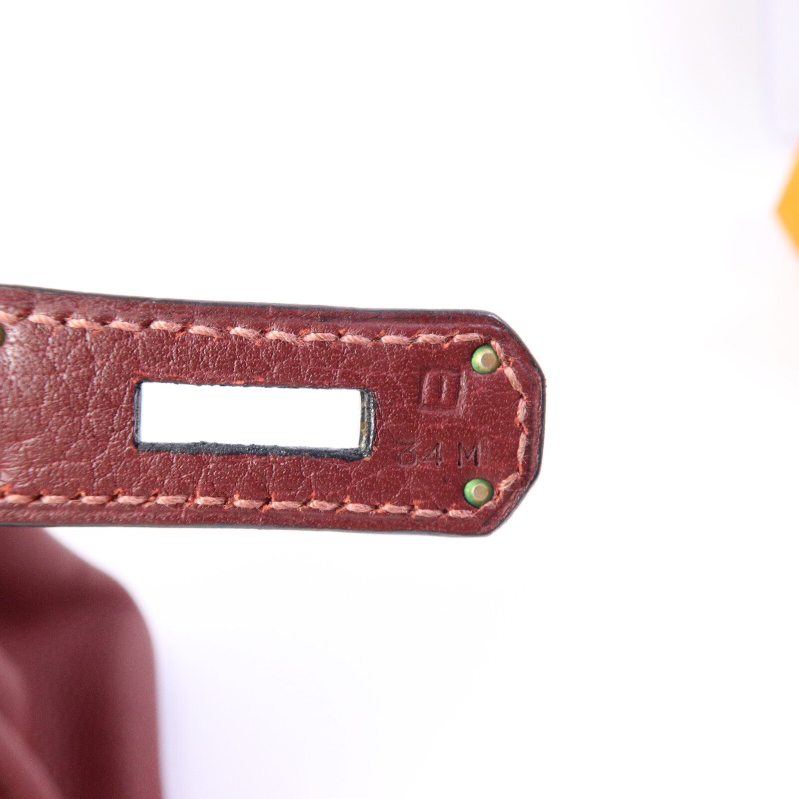 HERMES Togo皮革Birkin 35手挽袋Rouge H Buffalo