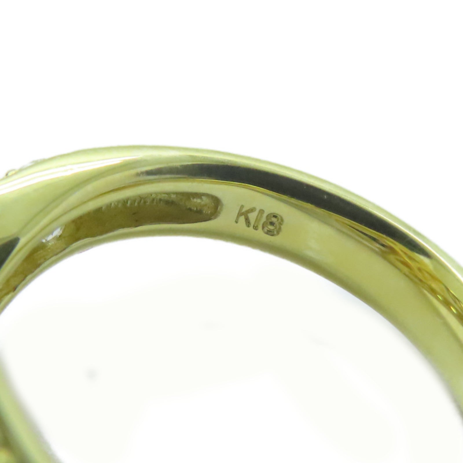 JEWELRY 【激減優惠】18K黃金/Pearl 11.4mm/0.29ct鑽石Pearl Ring戒指US#6.5