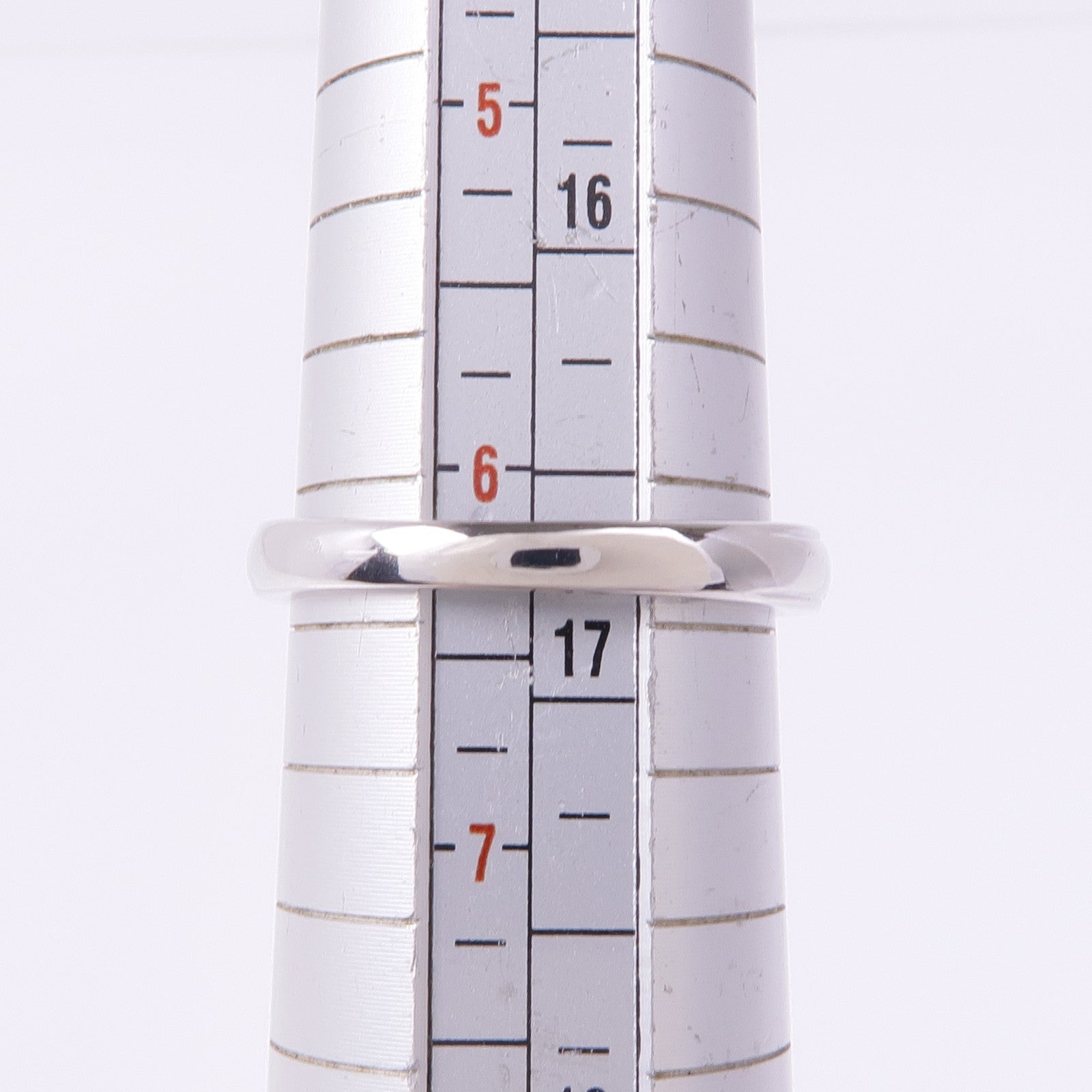 JEWELRY PT900鉑金Ruby Diamond Ring紅寶石/鑽石戒指US#6.25