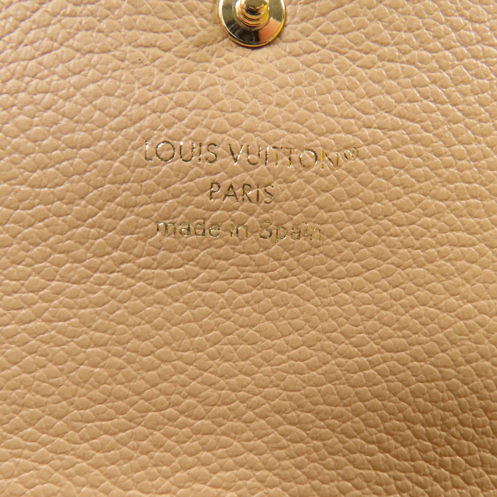 LOUIS VUITTON Monogram Empreinte Emilie Wallet金扣長錢包