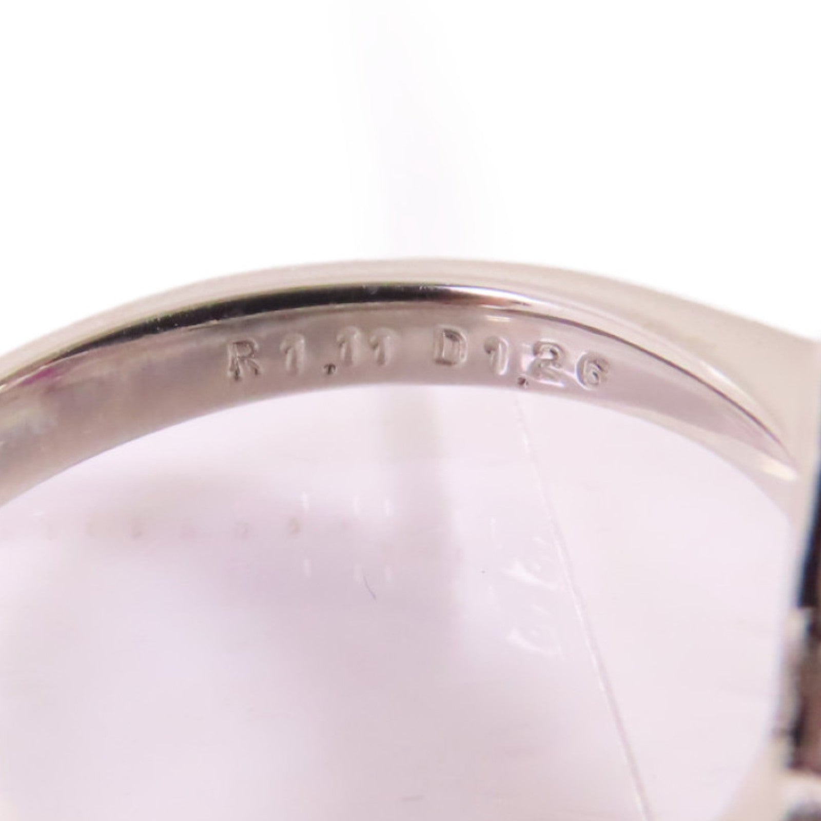 JEWELRY PT900鉑金/1.11ct紅寶石/1.26ct鑽石Ruby/Diamond Ring戒指US#5