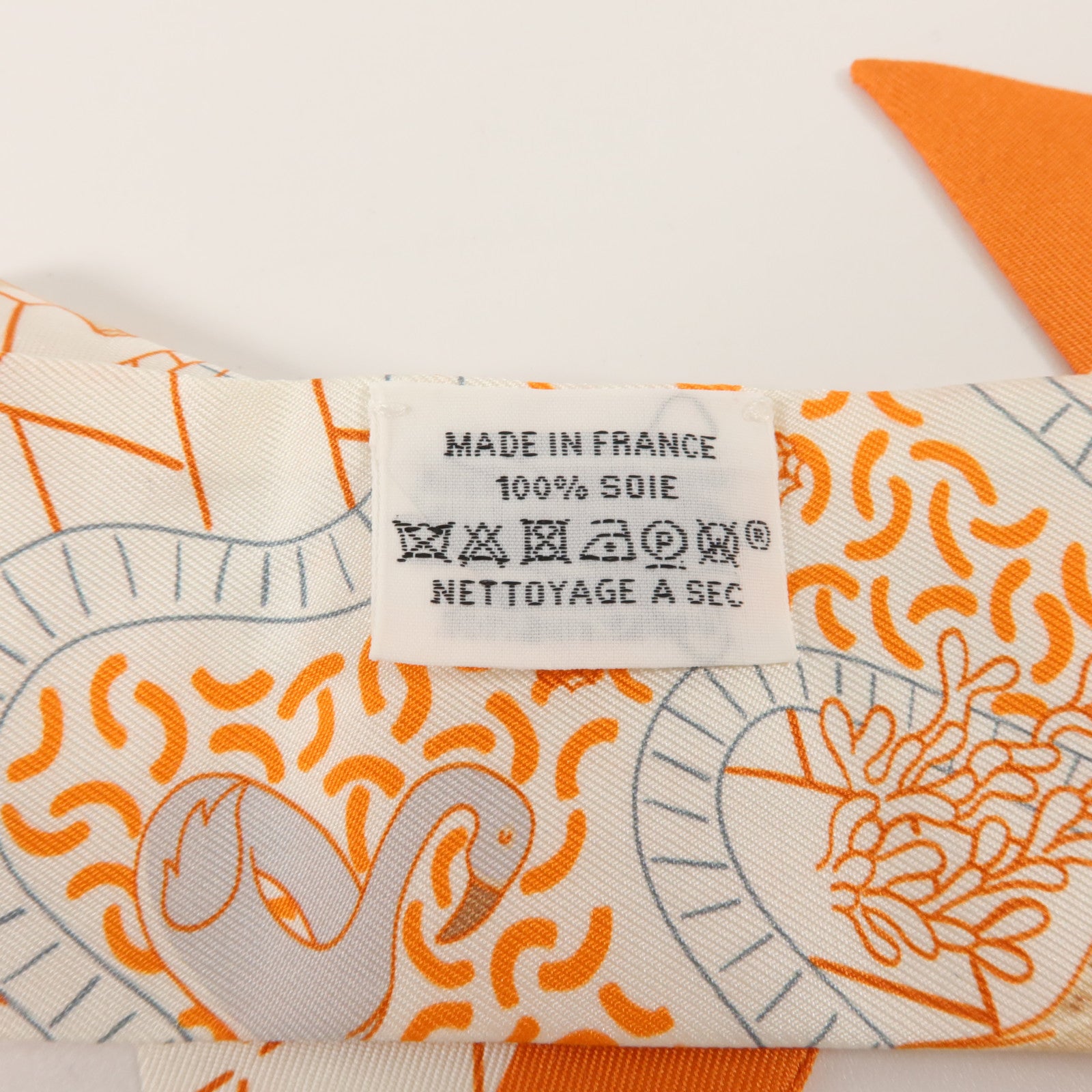 HERMES 絲質Twilly絲巾