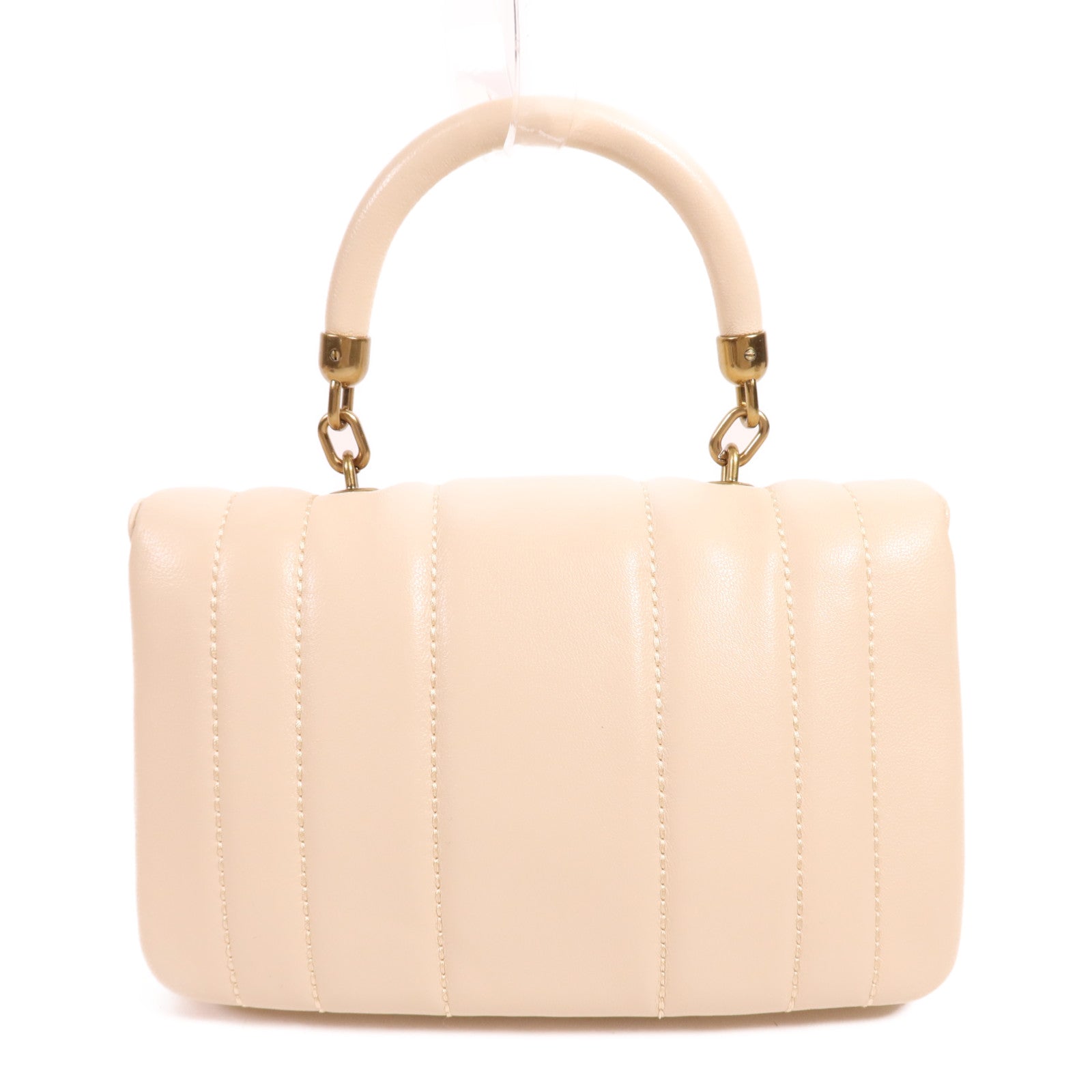 羊皮皮革Mini Kira Top Handle金扣手挽肩背兩用袋